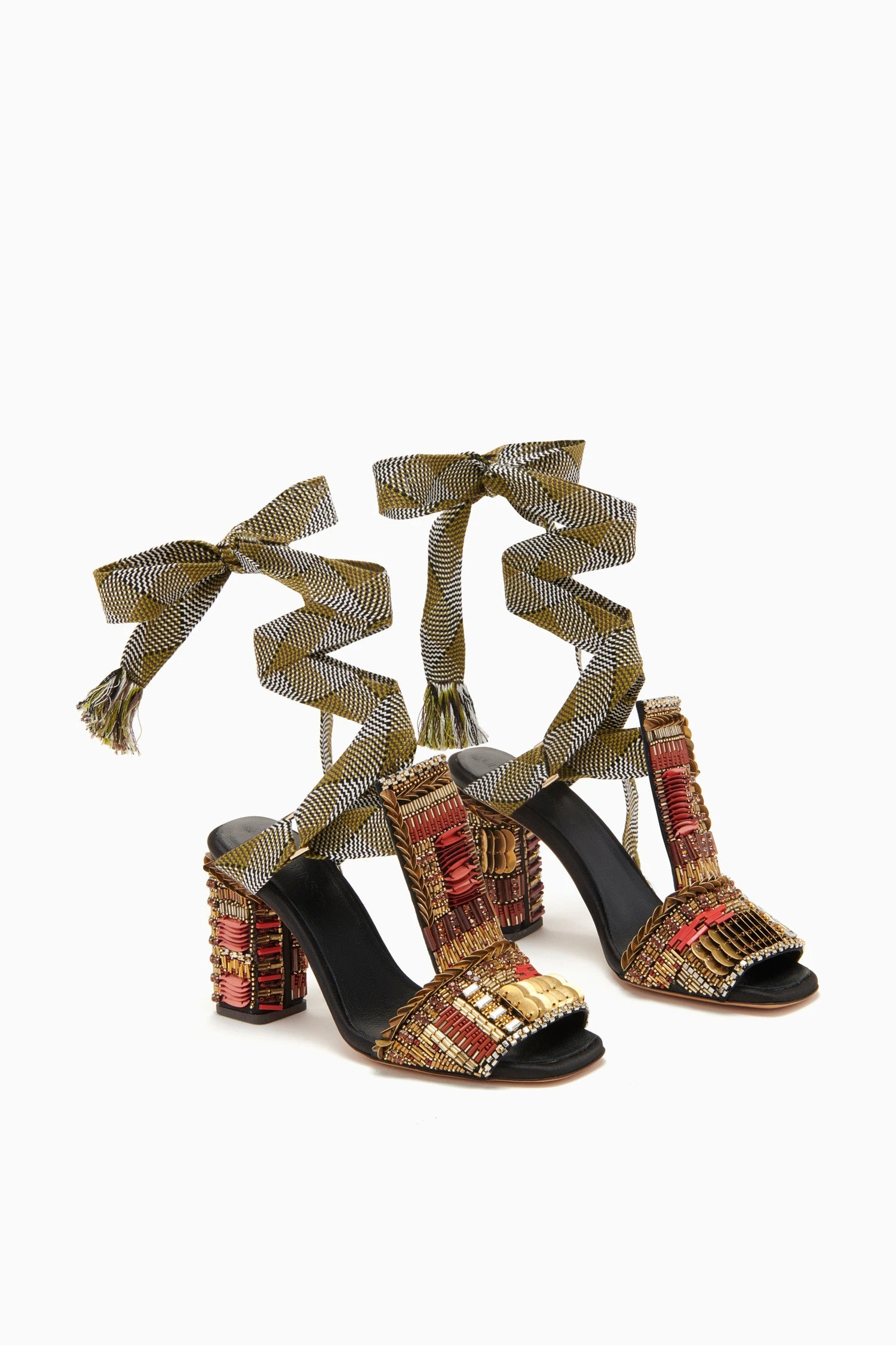 ULLA JOHNSON Celina Embellished High Heel - Solar - Image 5