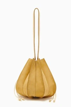 ULLA JOHNSON Lotus Flower Large Bag - Transparent Yellow