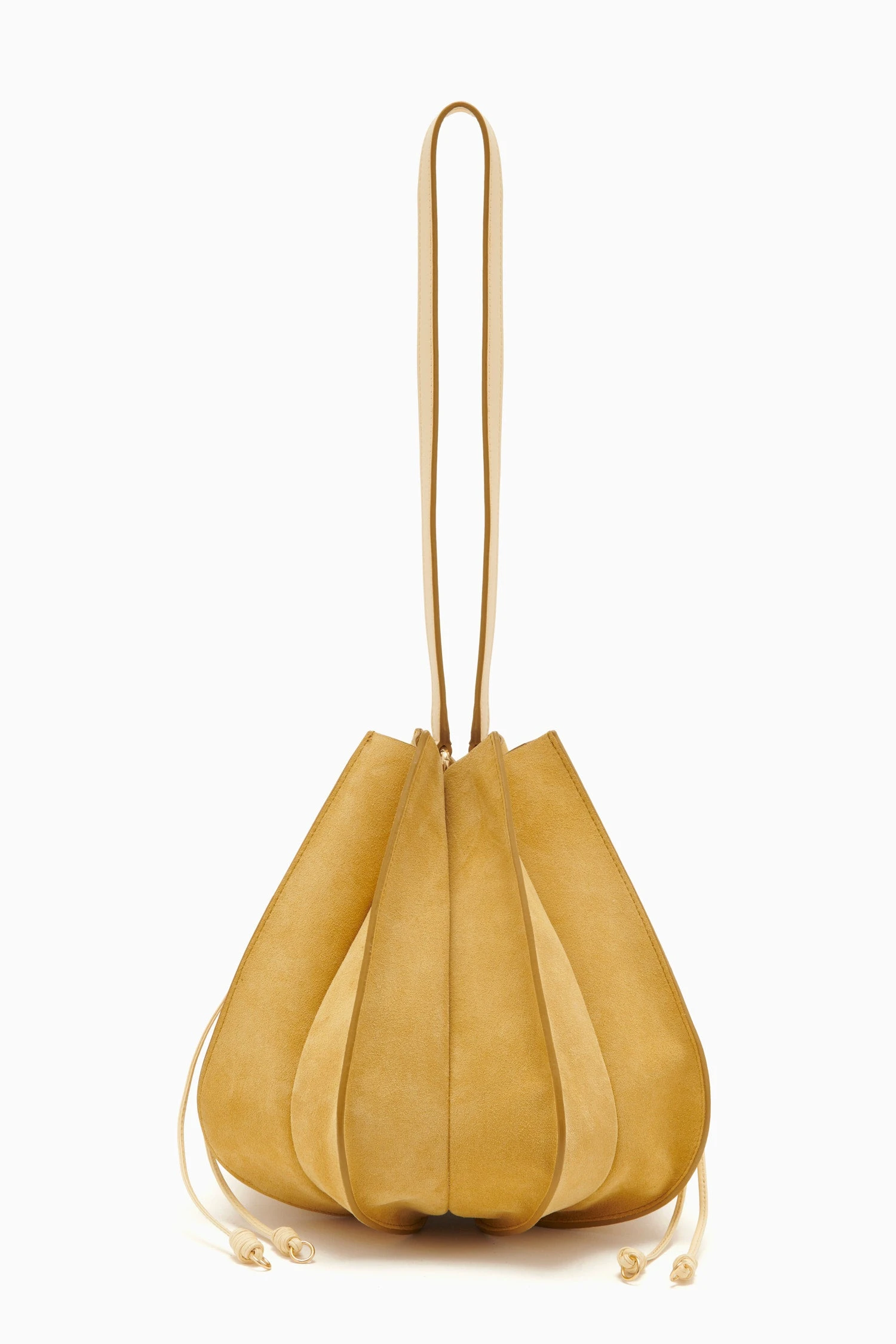 ULLA JOHNSON Lotus Flower Large Bag - Transparent Yellow