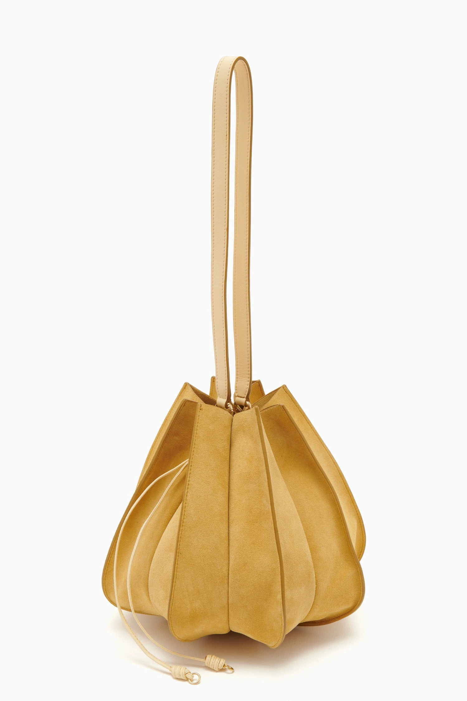 ULLA JOHNSON Lotus Flower Large Bag - Transparent Yellow - Image 3