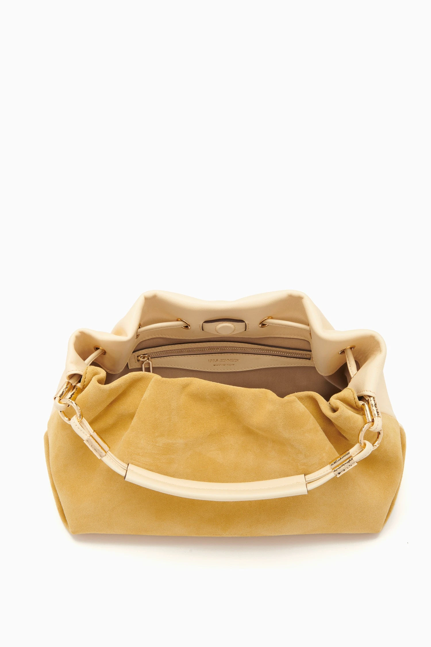 ULLA JOHNSON Remy Soft Convertible Clutch - Transparent Yellow - Image 4