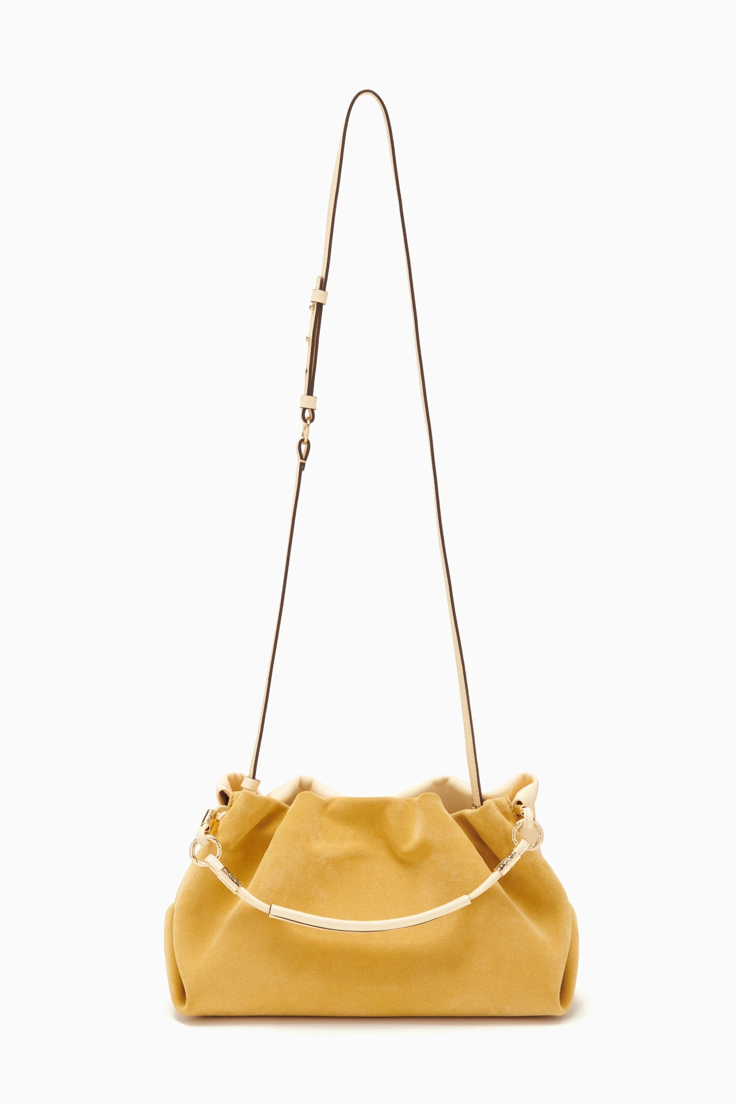 ULLA JOHNSON Remy Soft Convertible Clutch - Transparent Yellow - Image 5