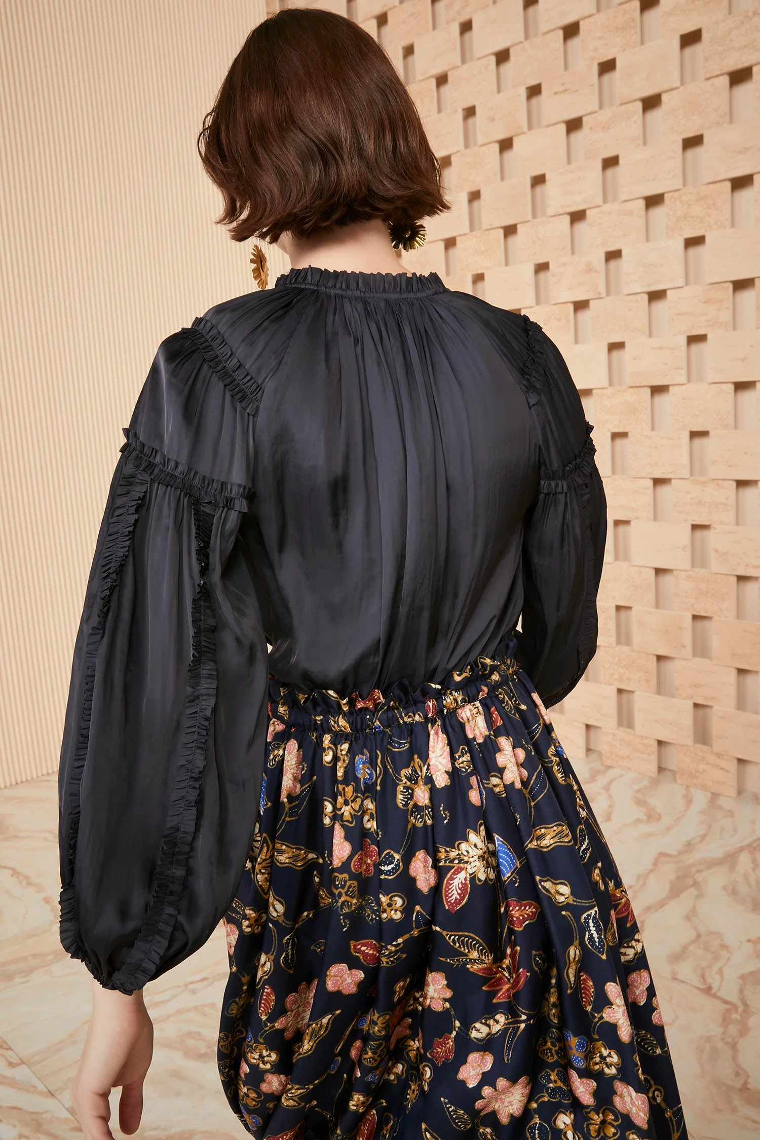 ULLA JOHNSON Maeve Blouse - Noir - Image 4