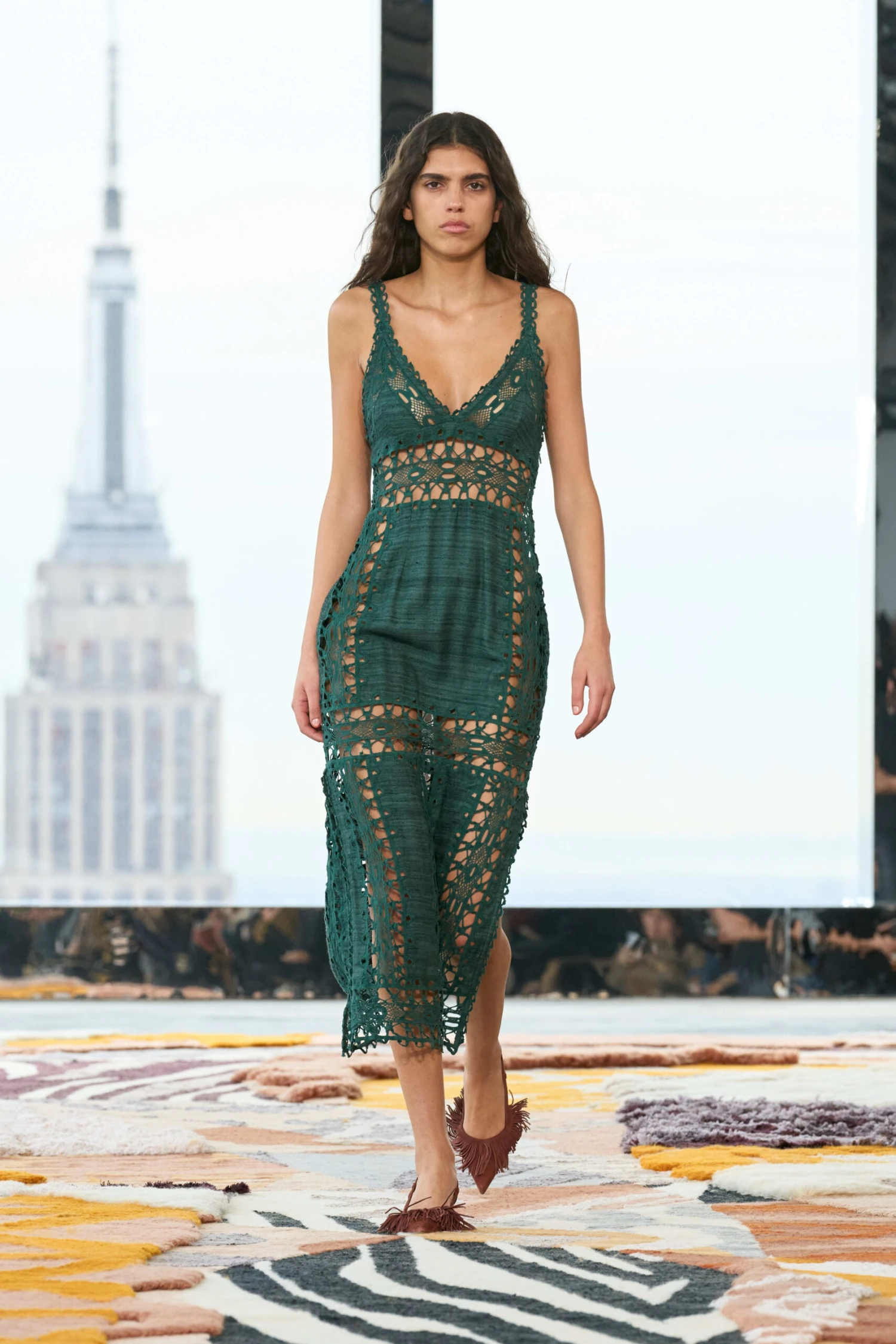 ULLA JOHNSON Shivani Dress - Cypress - Image 6