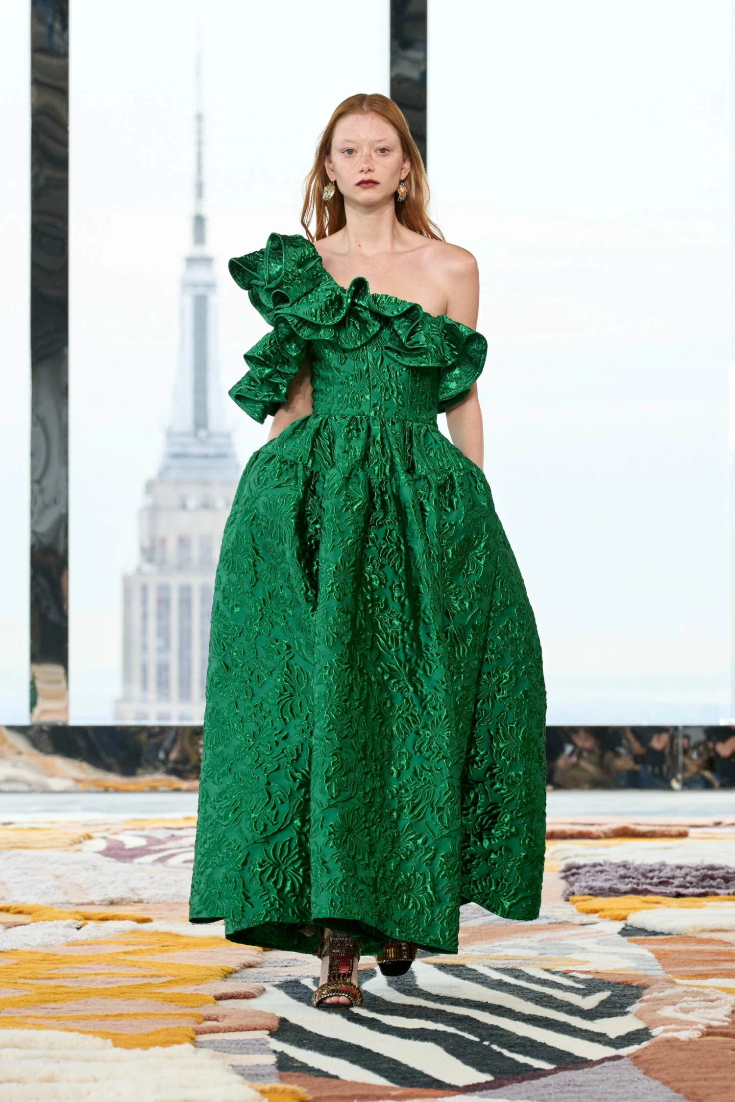 ULLA JOHNSON Cosima Gown - Emerald - Image 2