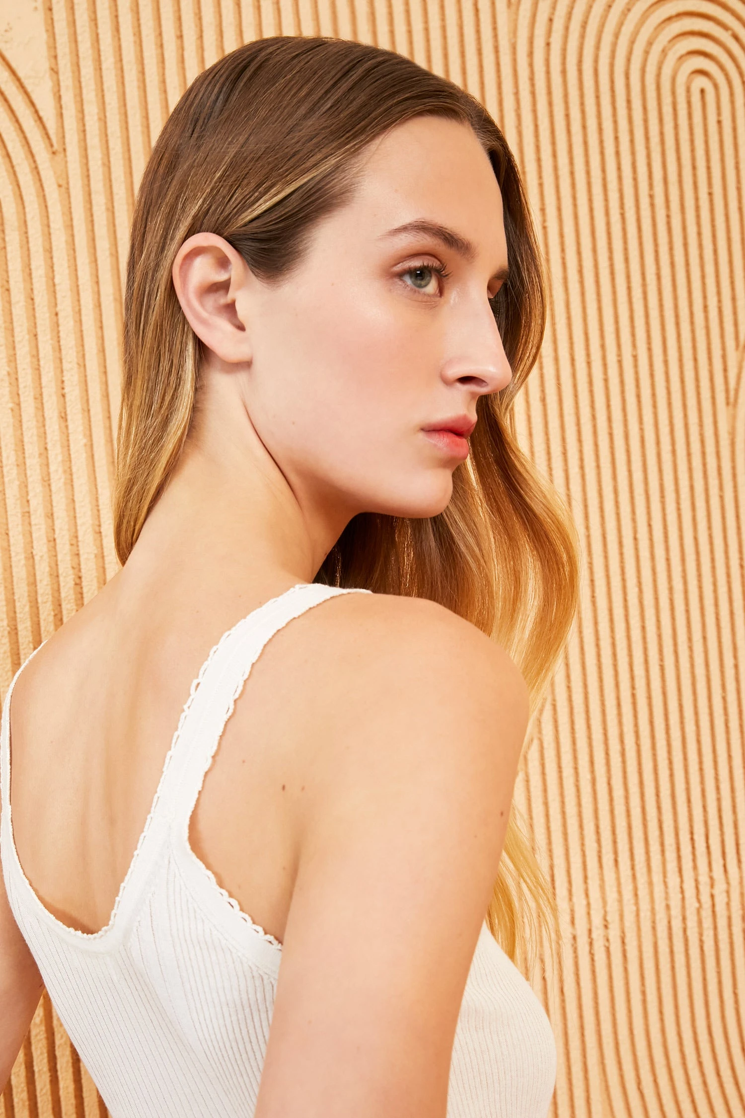 ULLA JOHNSON Ameline Tank - Ivory - Image 4