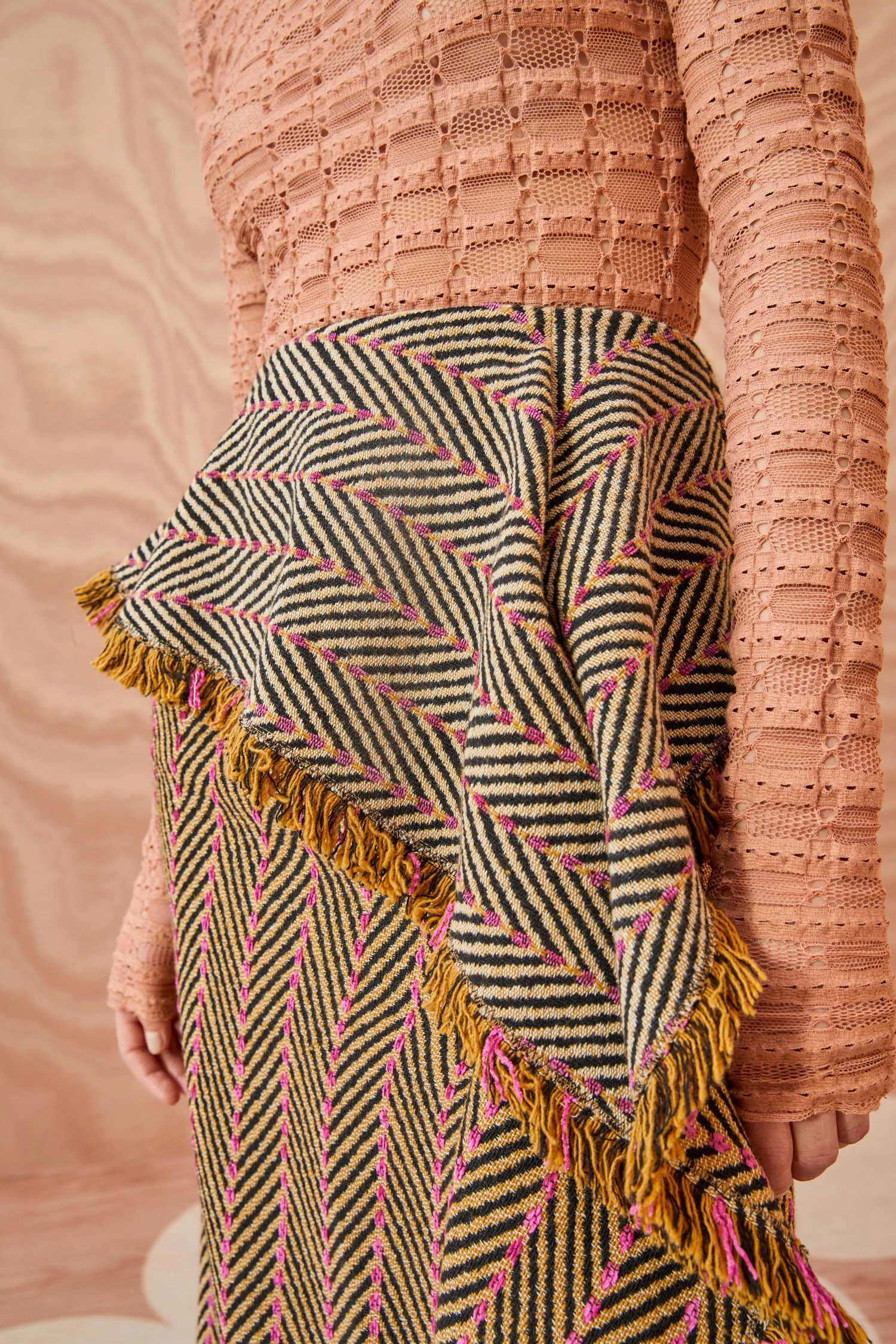 ULLA JOHNSON Agatha Skirt - Tiger's Eye - Image 3