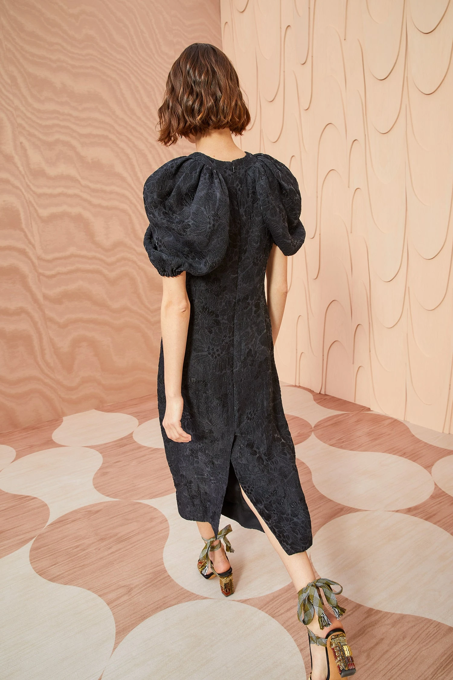 ULLA JOHNSON Amandine Dress - Noir - Image 3