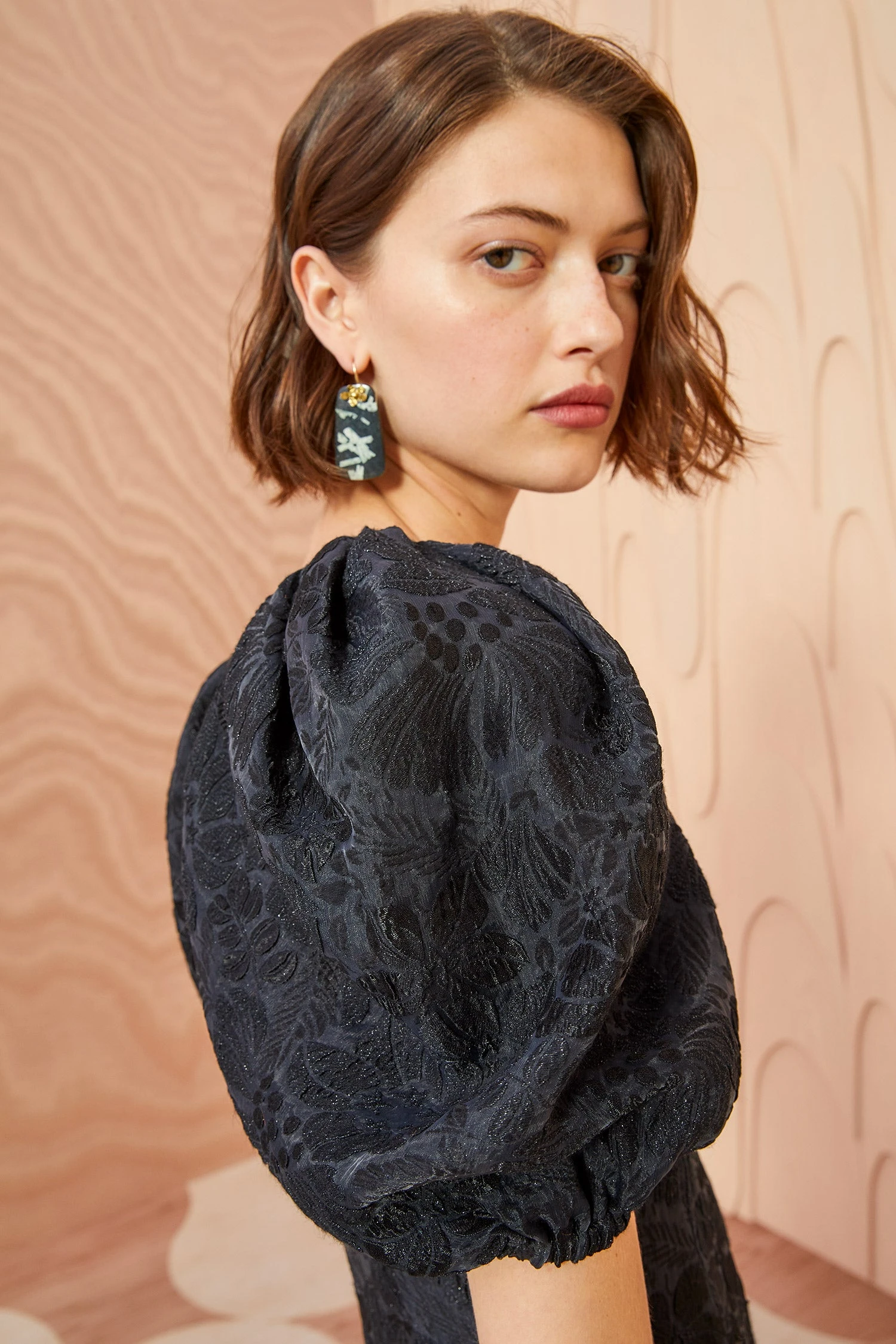 ULLA JOHNSON Amandine Dress - Noir - Image 5