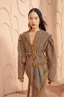 ULLA JOHNSON Ames Jacket - Tiger's Eye