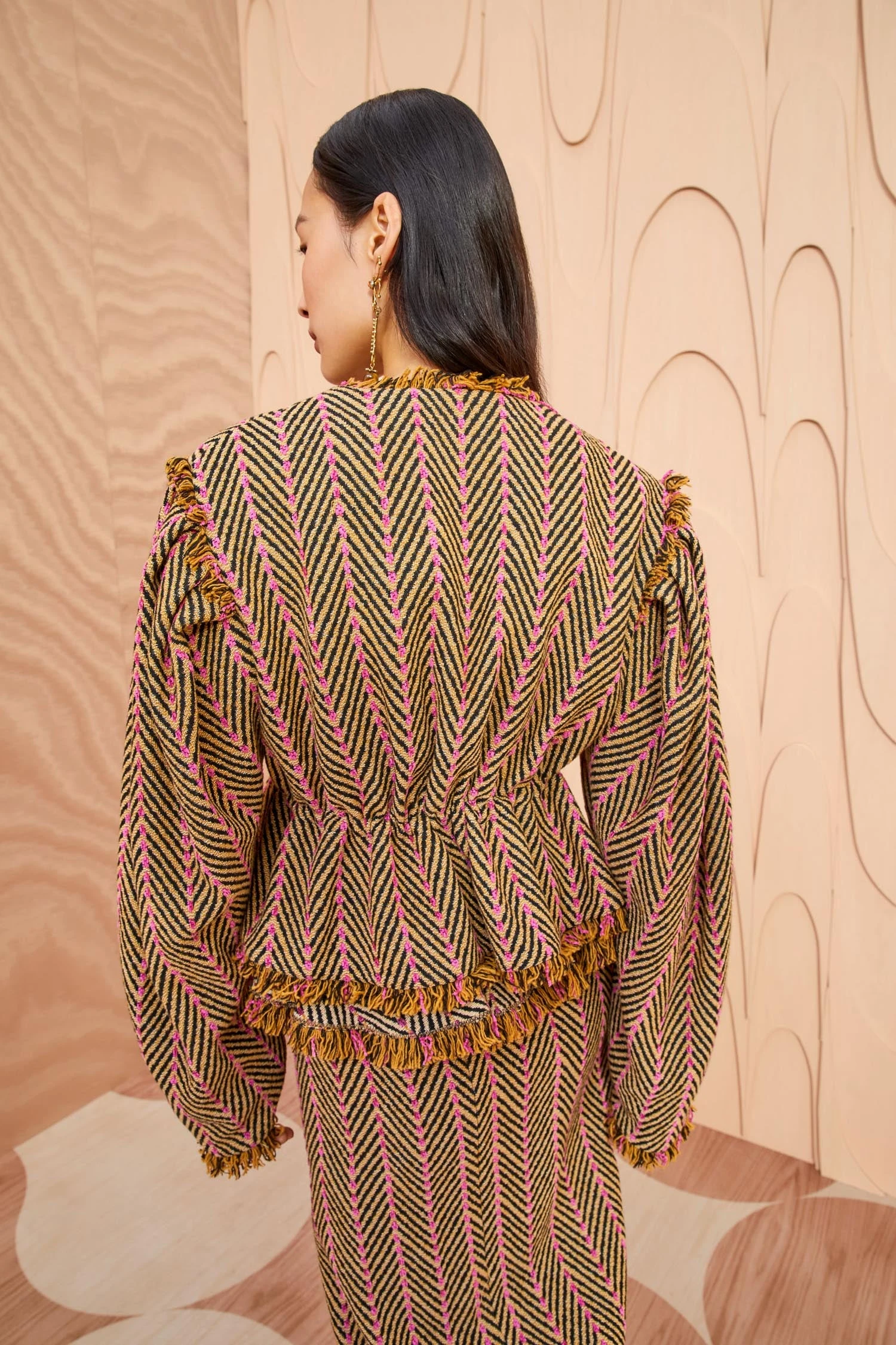 ULLA JOHNSON Ames Jacket - Tiger's Eye - Image 5