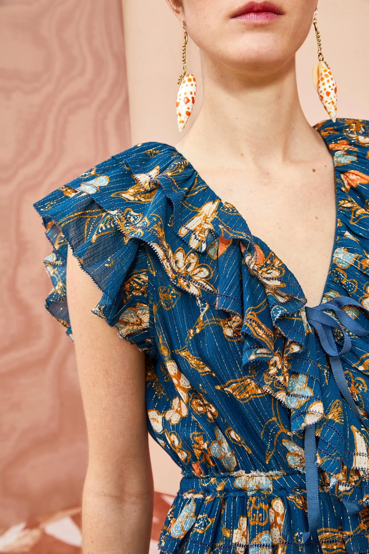 ULLA JOHNSON Arisa Dress - Moonlight Floral - Image 5