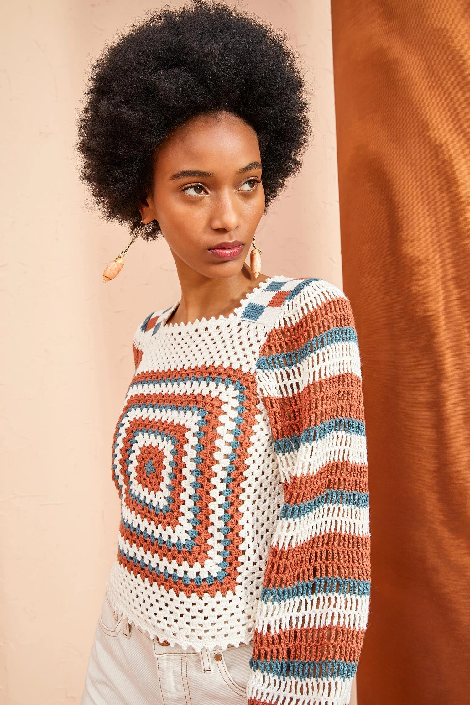 ULLA JOHNSON Beso Pullover - Canyon - Image 4