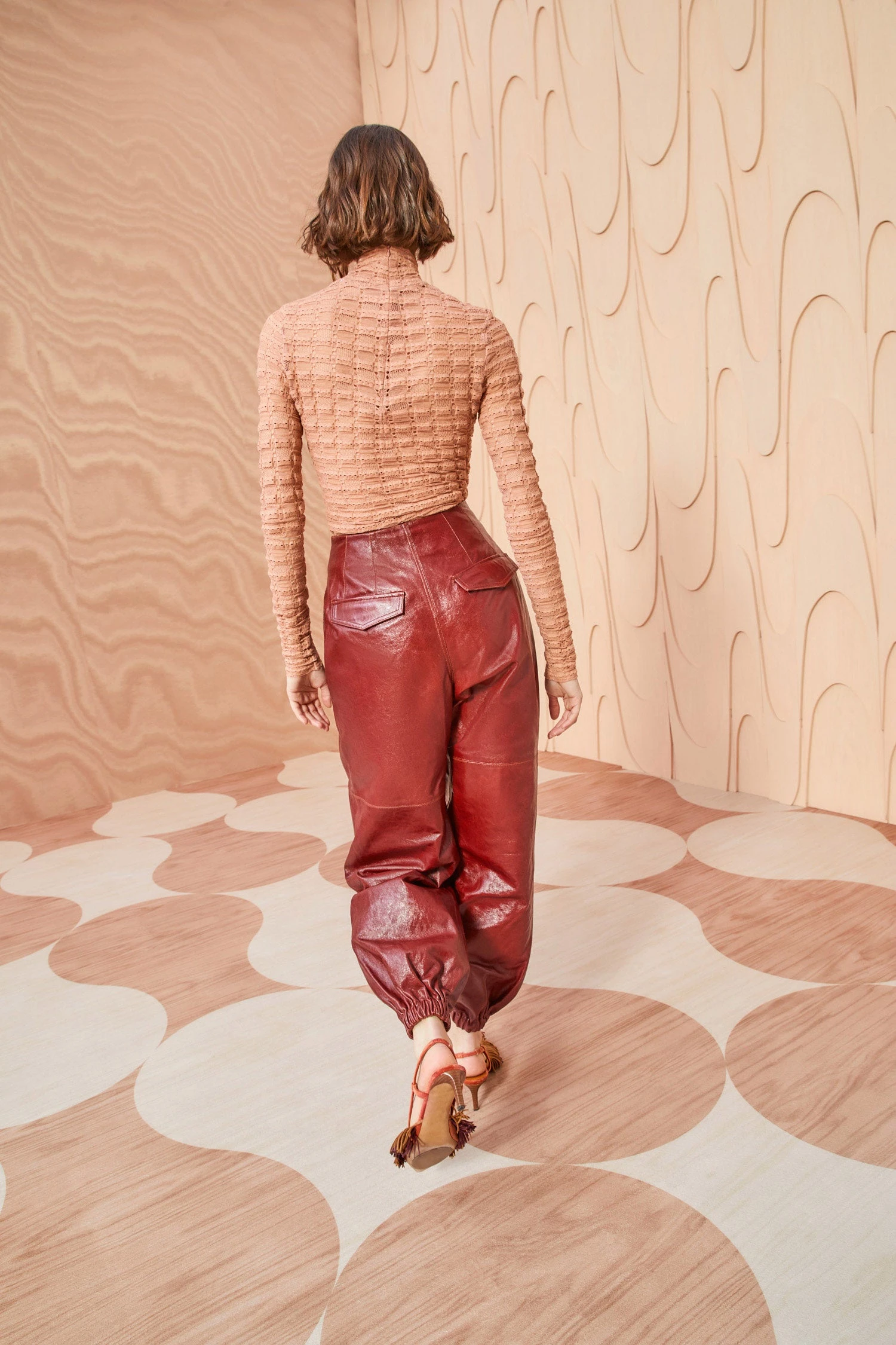 ULLA JOHNSON Cyrus Pant - Mahogany - Image 4