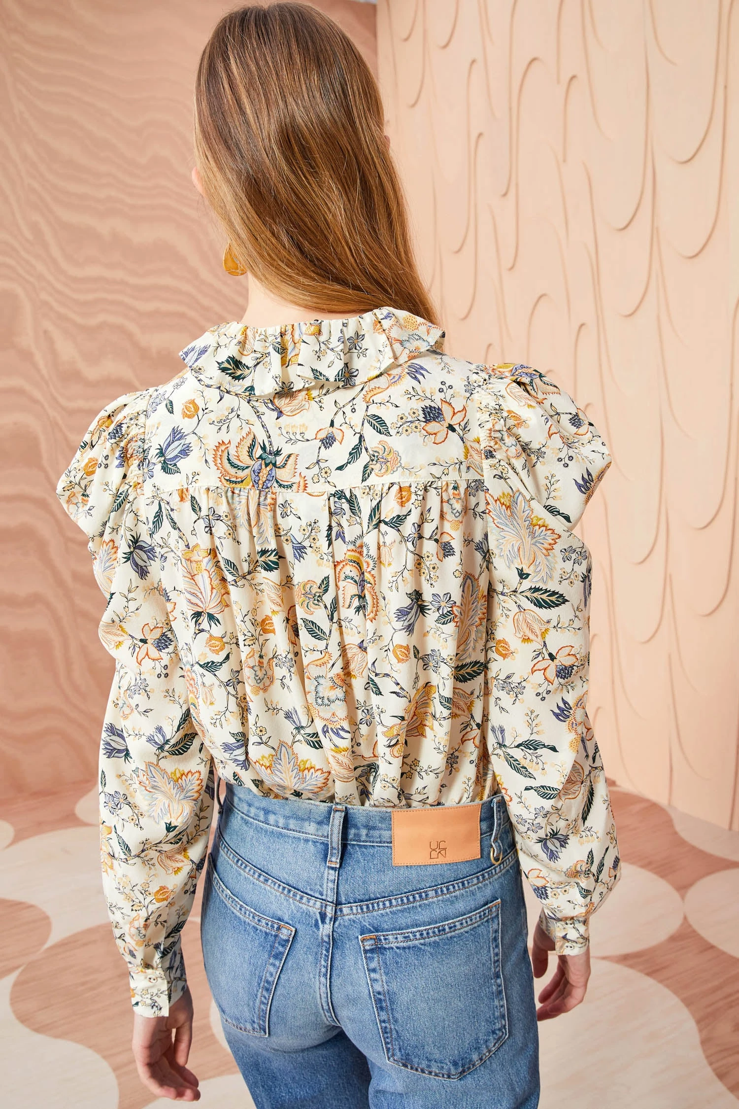 ULLA JOHNSON Dara Blouse - Gardenia - Image 4