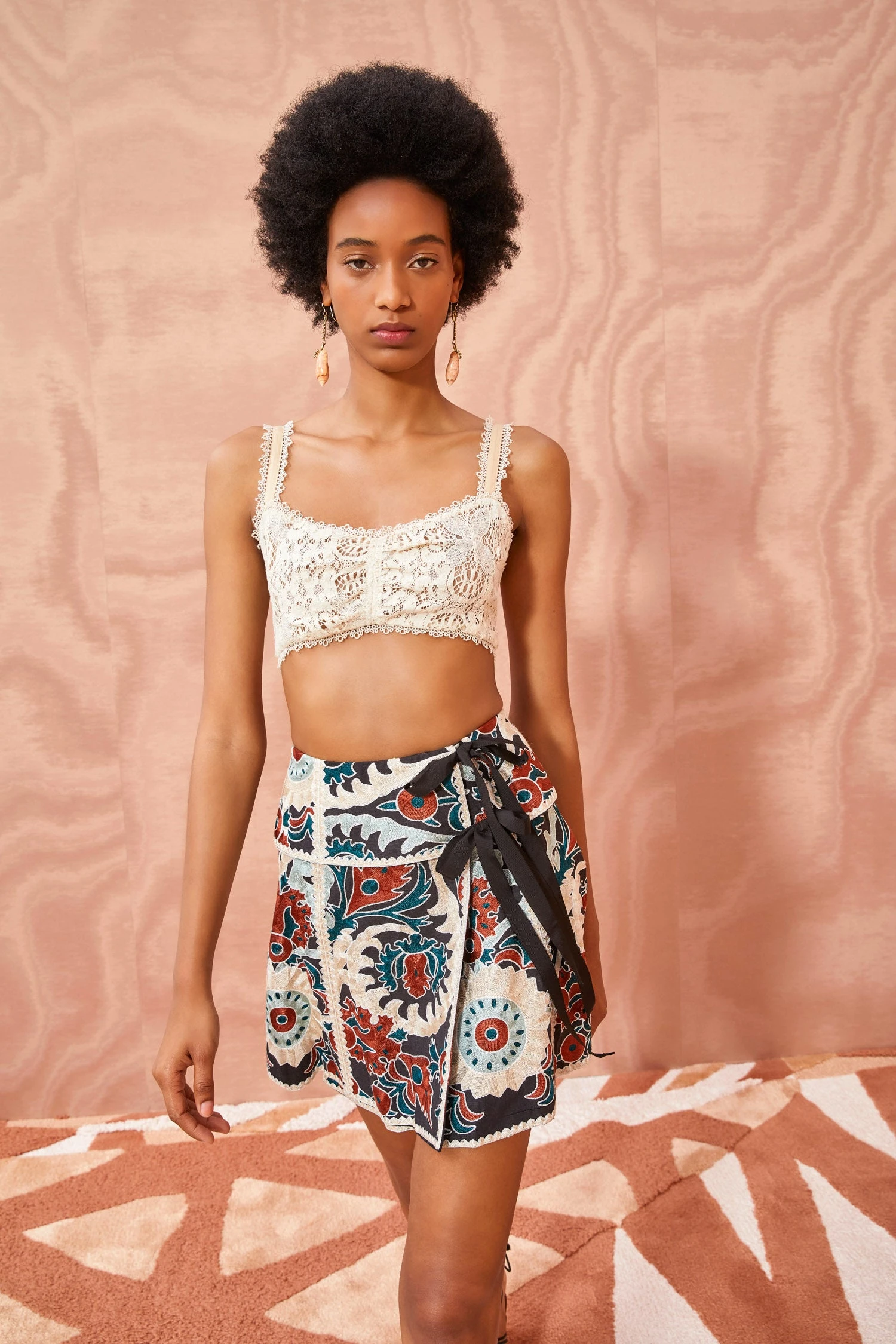 ULLA JOHNSON Dimi Skirt - Lapis - Image 4