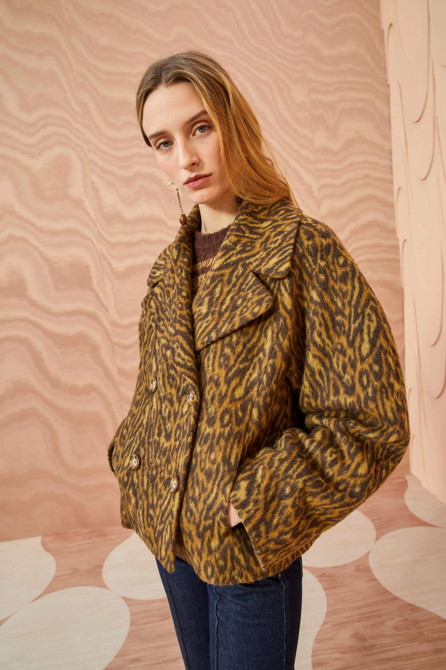 ULLA JOHNSON Dorothea Jacket - Lynx - Image 3