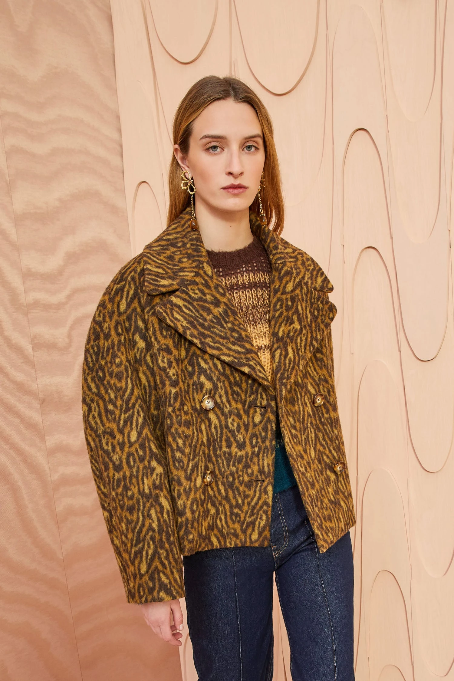 ULLA JOHNSON Dorothea Jacket - Lynx - Image 5