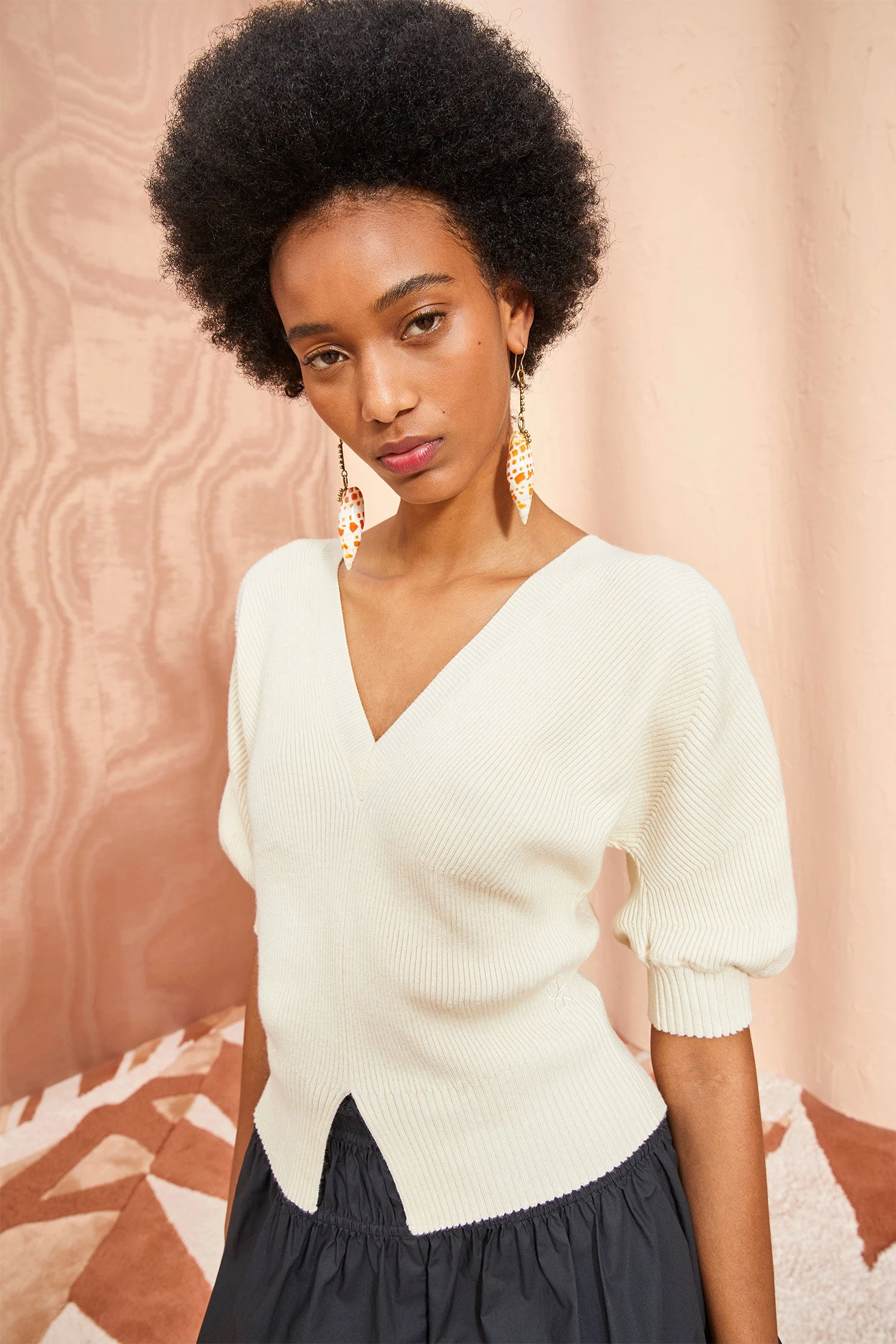 ULLA JOHNSON Eila Top - Chalk - Image 4