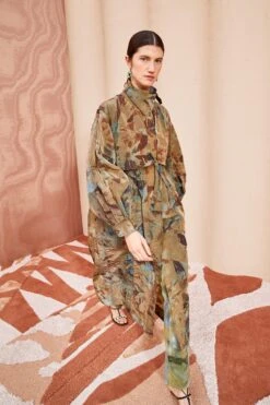 ULLA JOHNSON Elettra Trench - Chalcedony