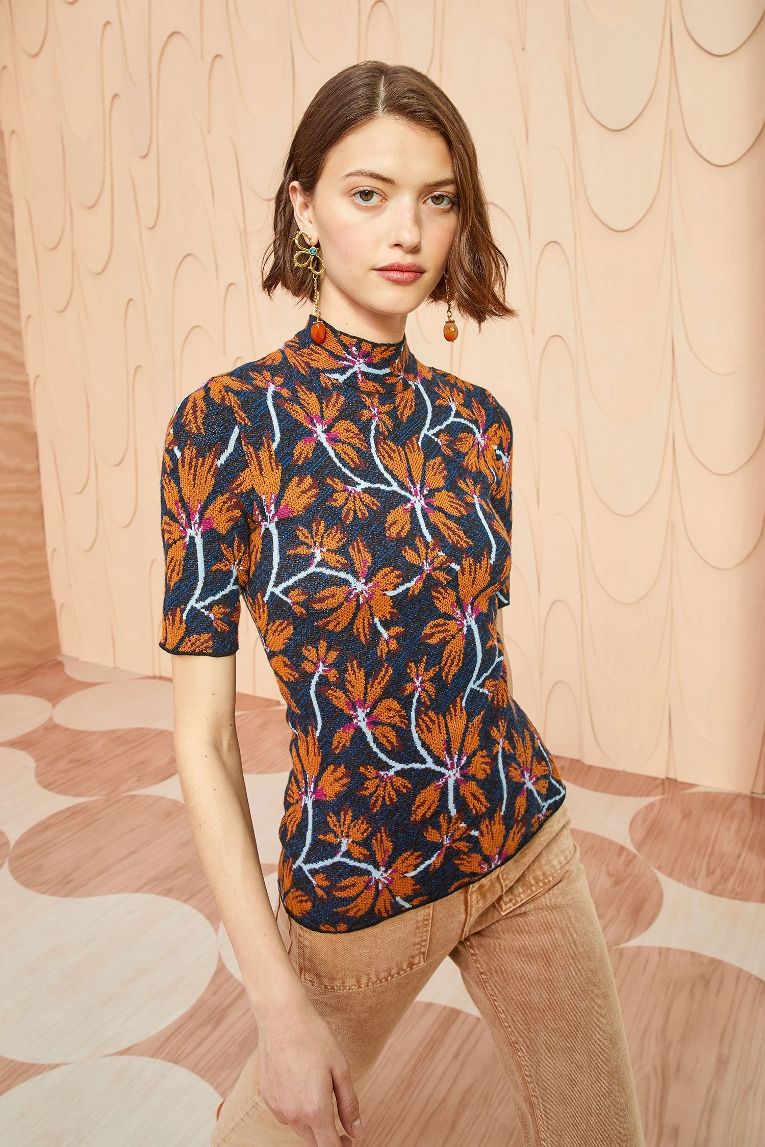 ULLA JOHNSON Flora Top - Bellflower