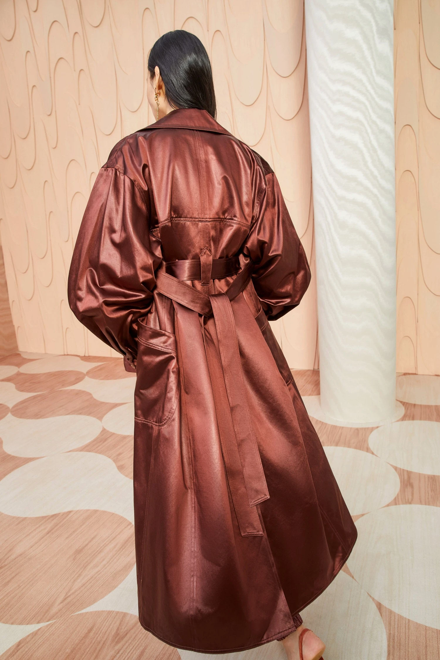 ULLA JOHNSON Helaine Coat - Mahogany - Image 3