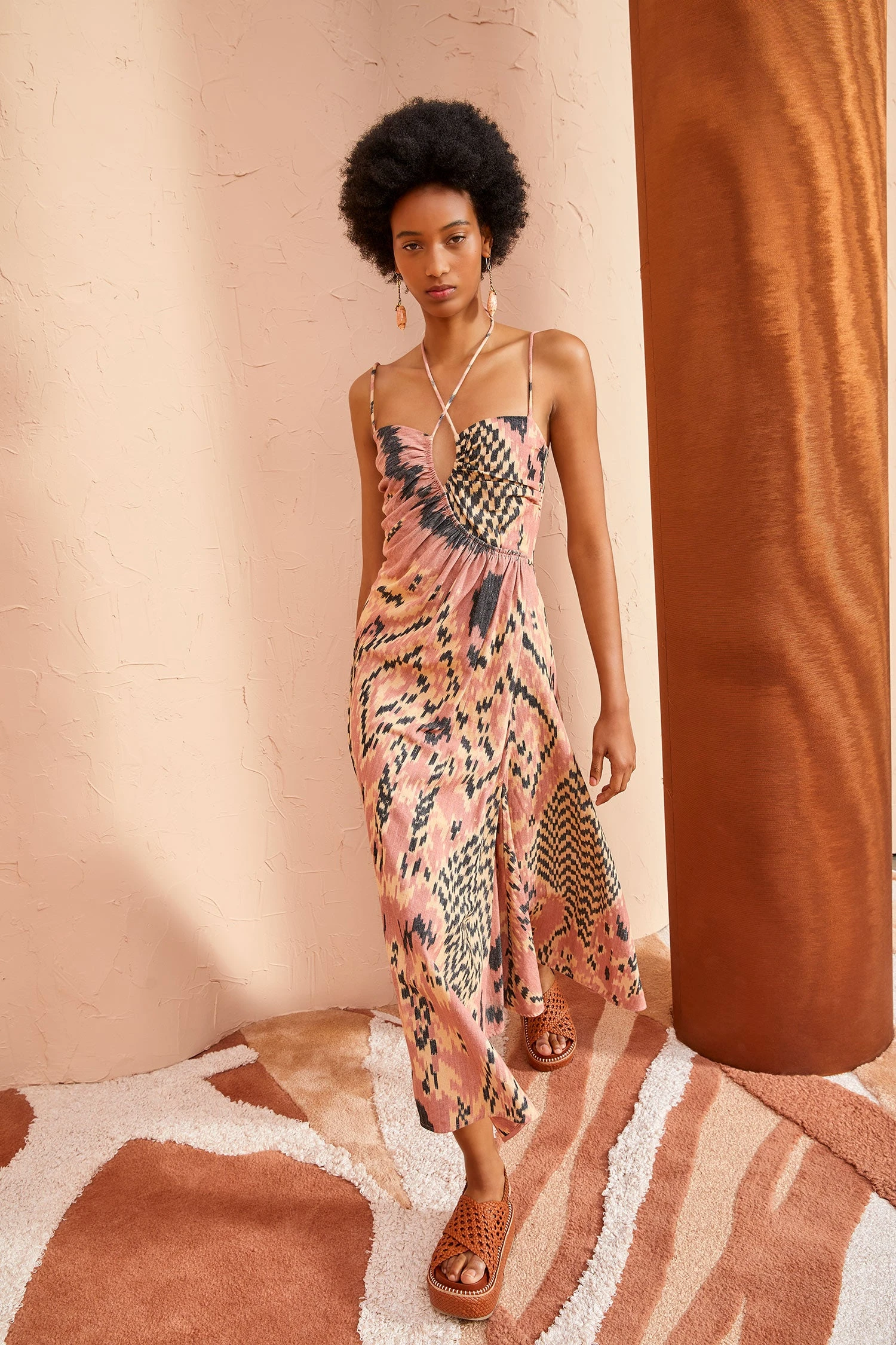 ULLA JOHNSON Imara Dress - Honeycomb - Image 4