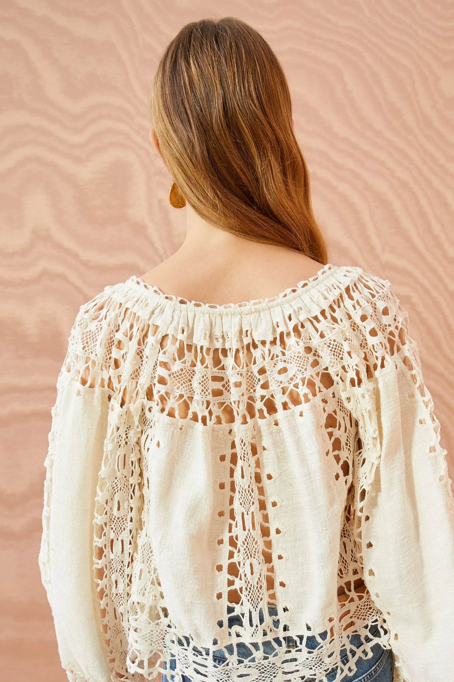 ULLA JOHNSON Kavita Blouse - Ivory - Image 3
