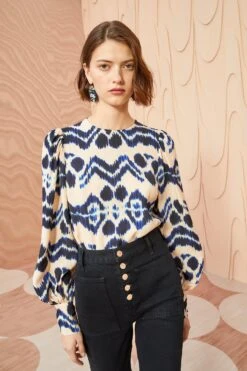 ULLA JOHNSON Lilliana Blouse - Nimbus