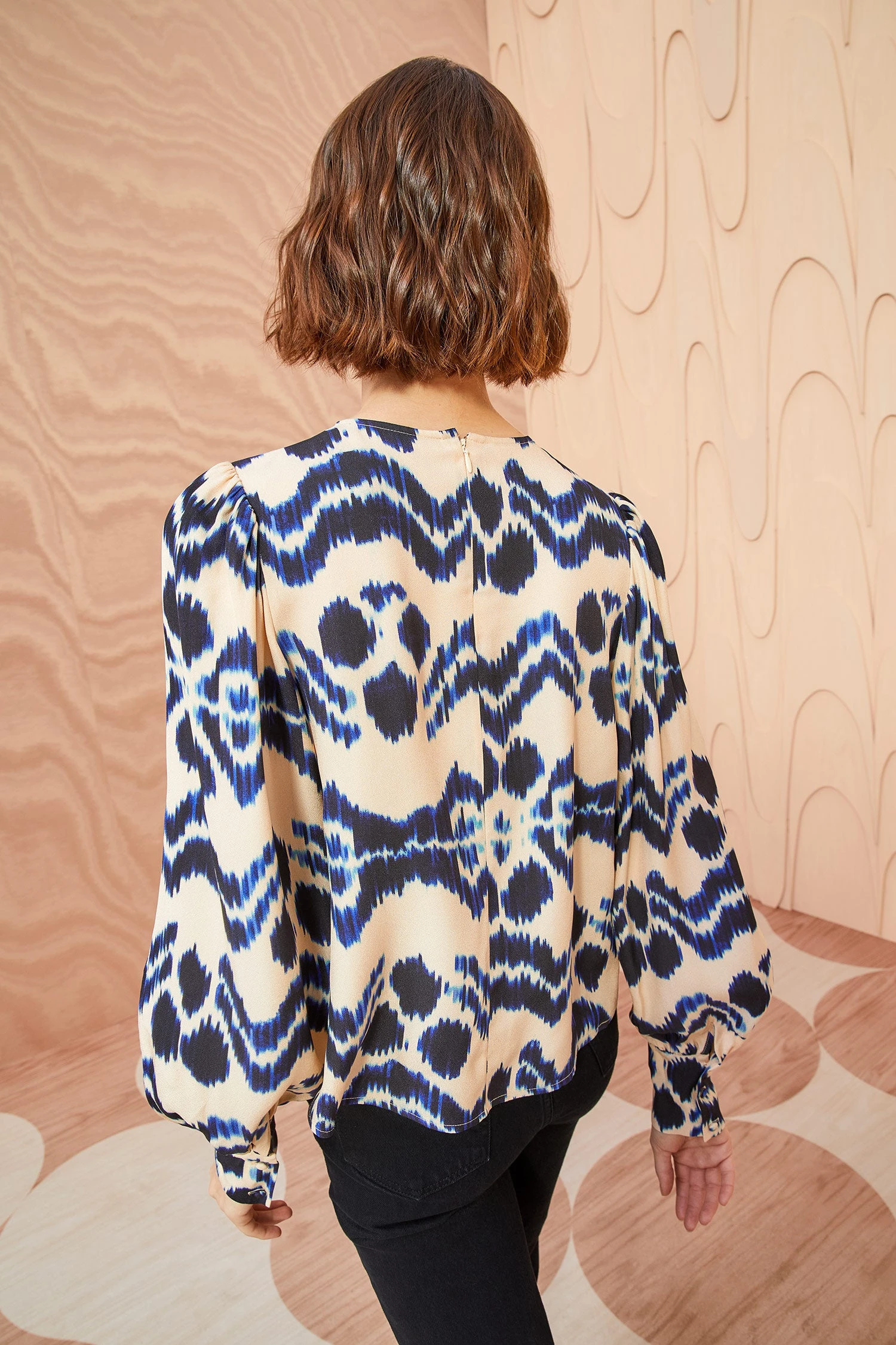 ULLA JOHNSON Lilliana Blouse - Nimbus - Image 4