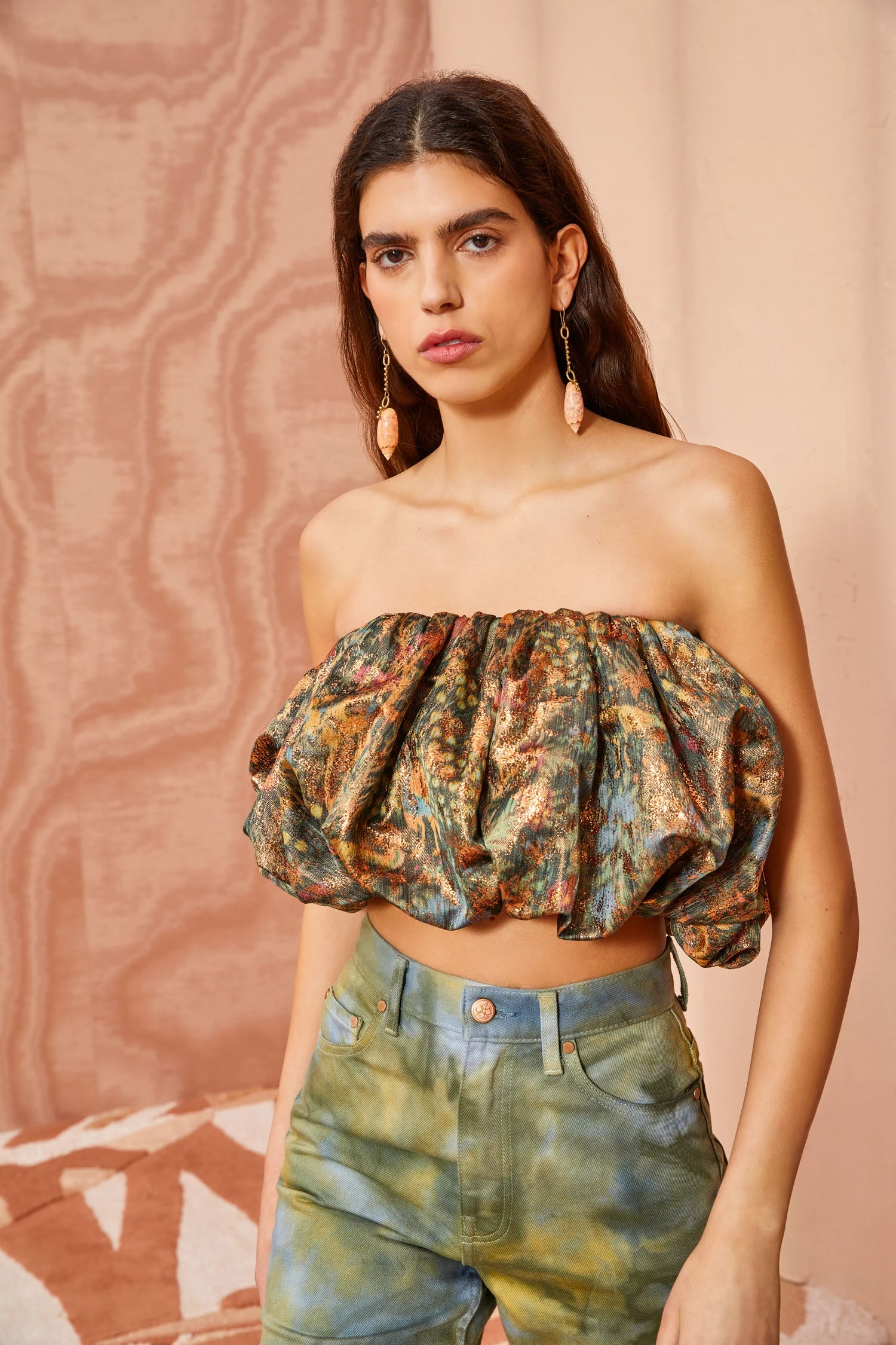 ULLA JOHNSON Lyla Top - Woodland - Image 4