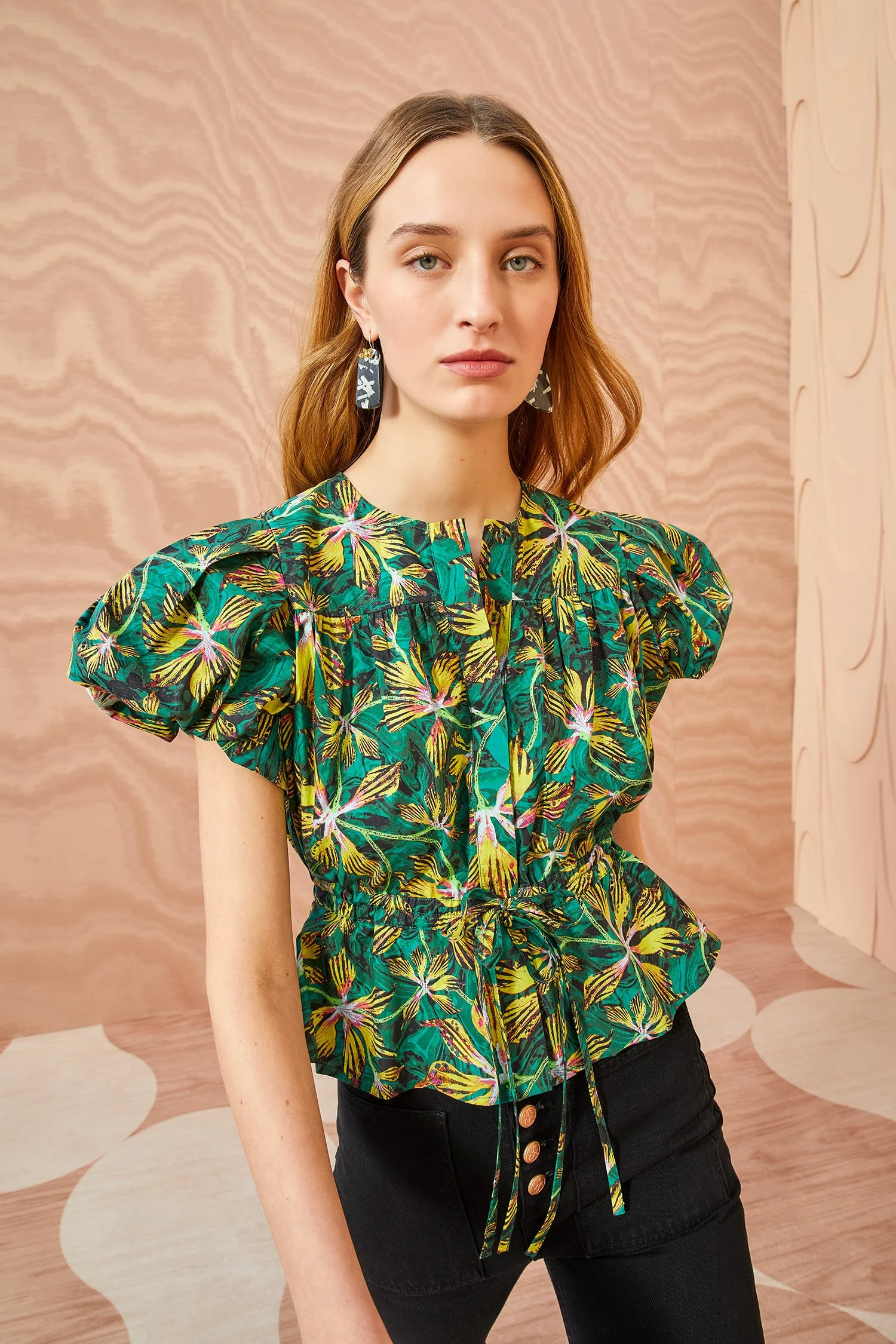 ULLA JOHNSON Mila Top - Tigerlily