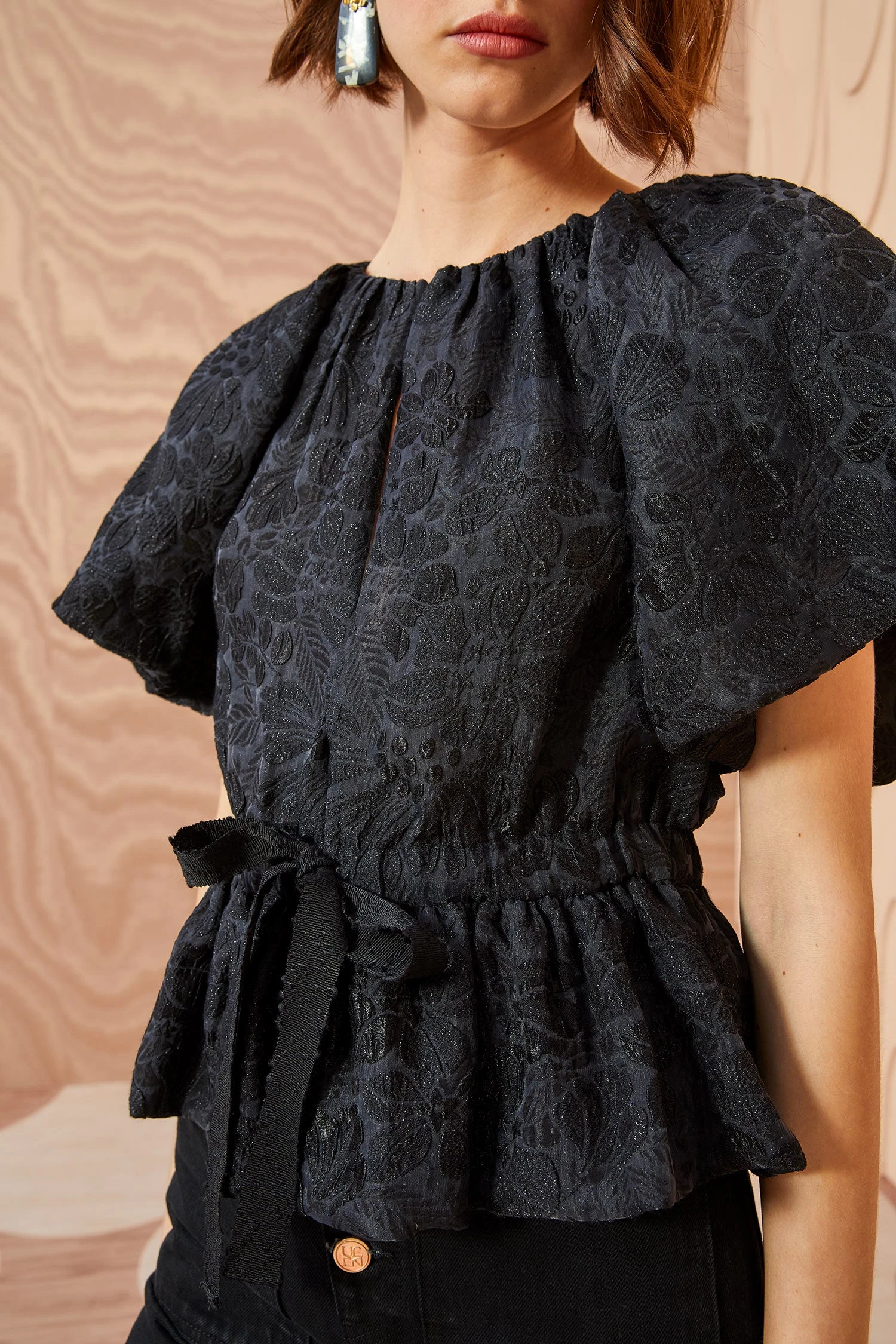 ULLA JOHNSON Mirabelle Top - Noir - Image 2