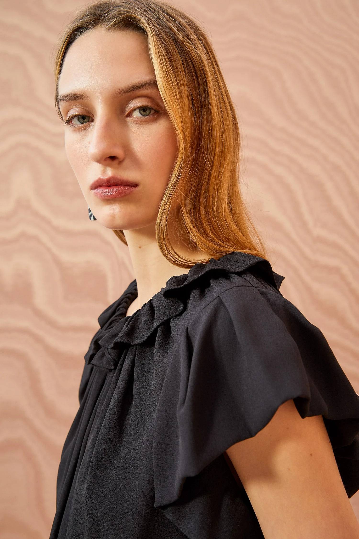 ULLA JOHNSON Monika Top - Noir - Image 3