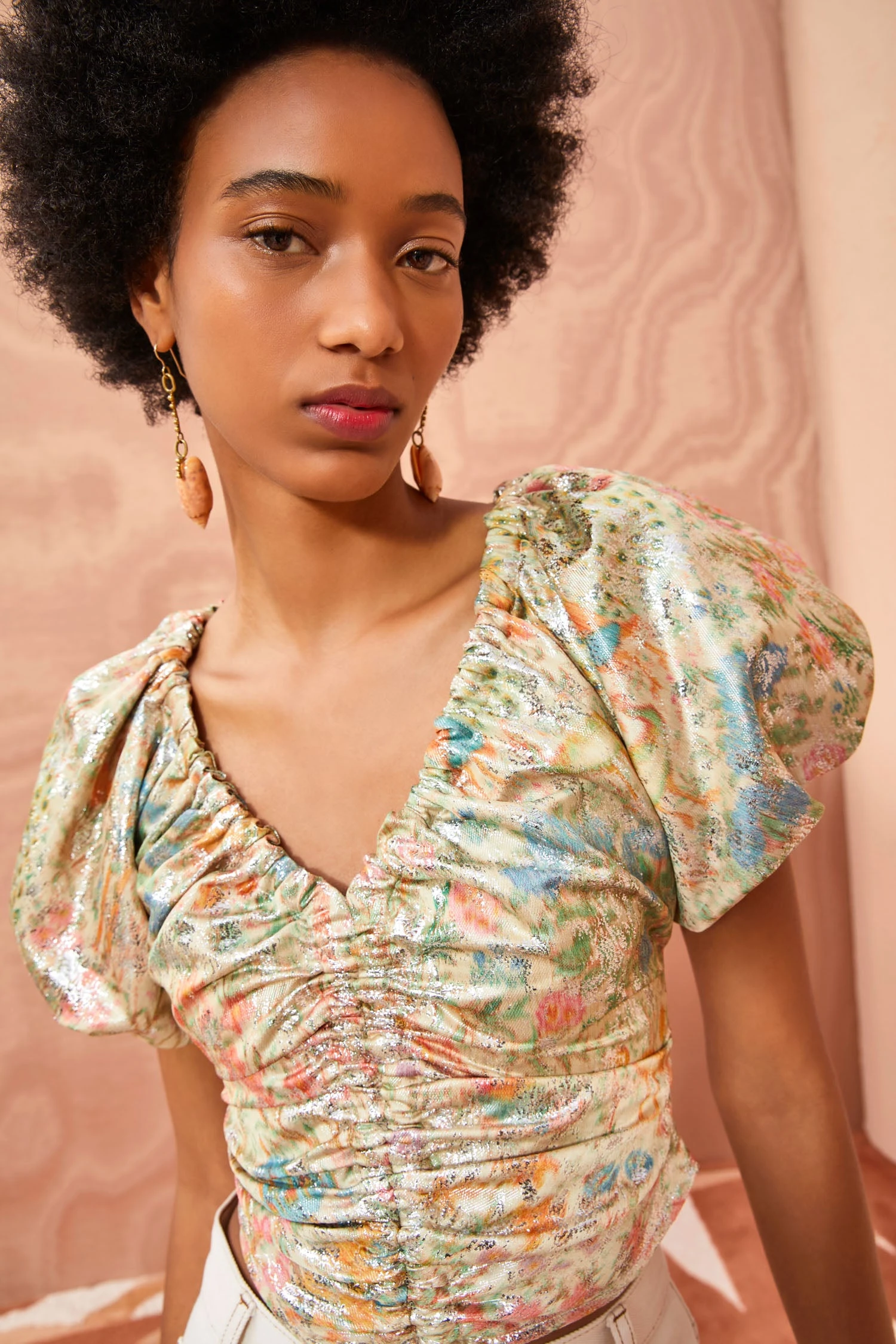 ULLA JOHNSON Nerida Top - Meadow - Image 3