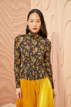 ULLA JOHNSON Nina Top - Maple