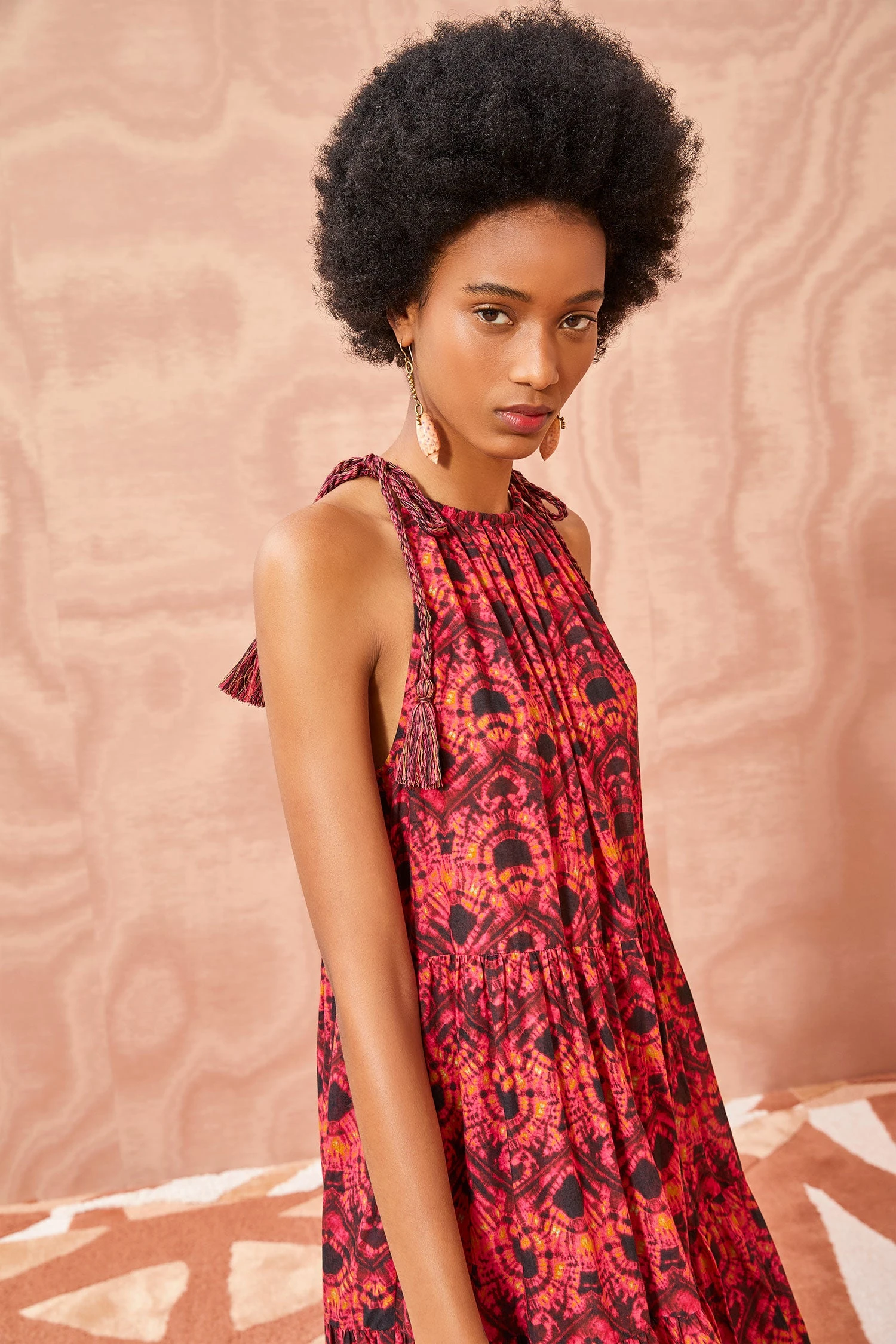 ULLA JOHNSON Ottavia Coverup - Wild Rose - Image 3