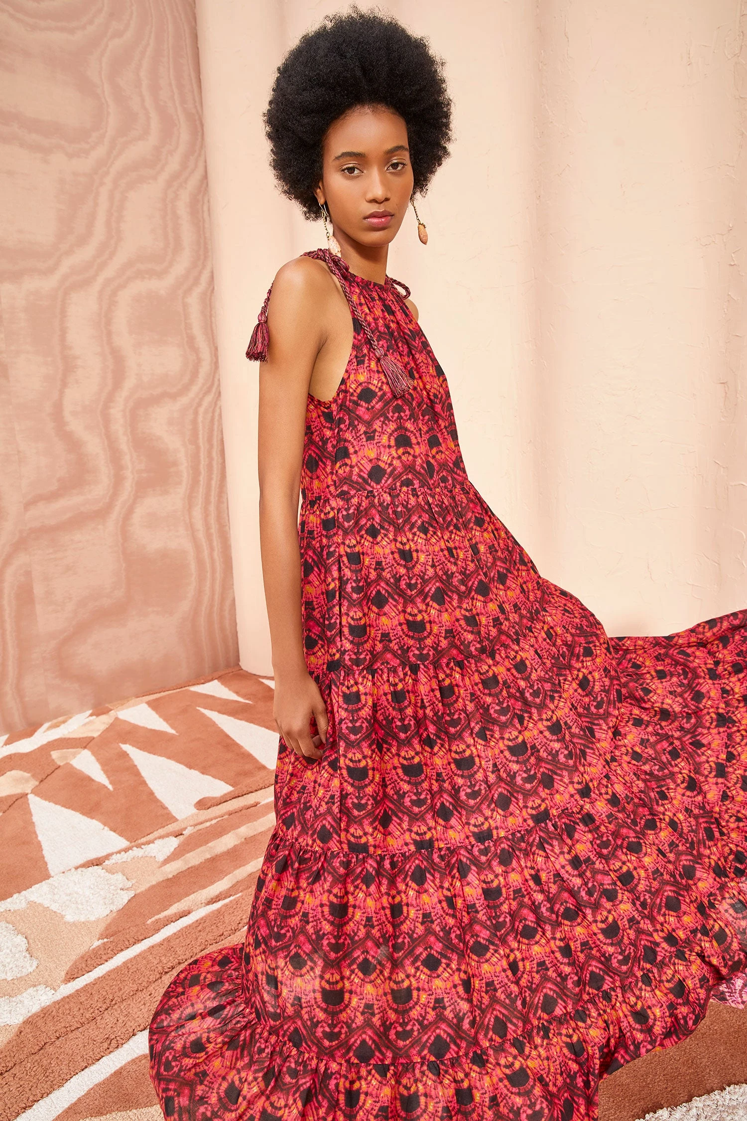 ULLA JOHNSON Ottavia Coverup - Wild Rose - Image 5