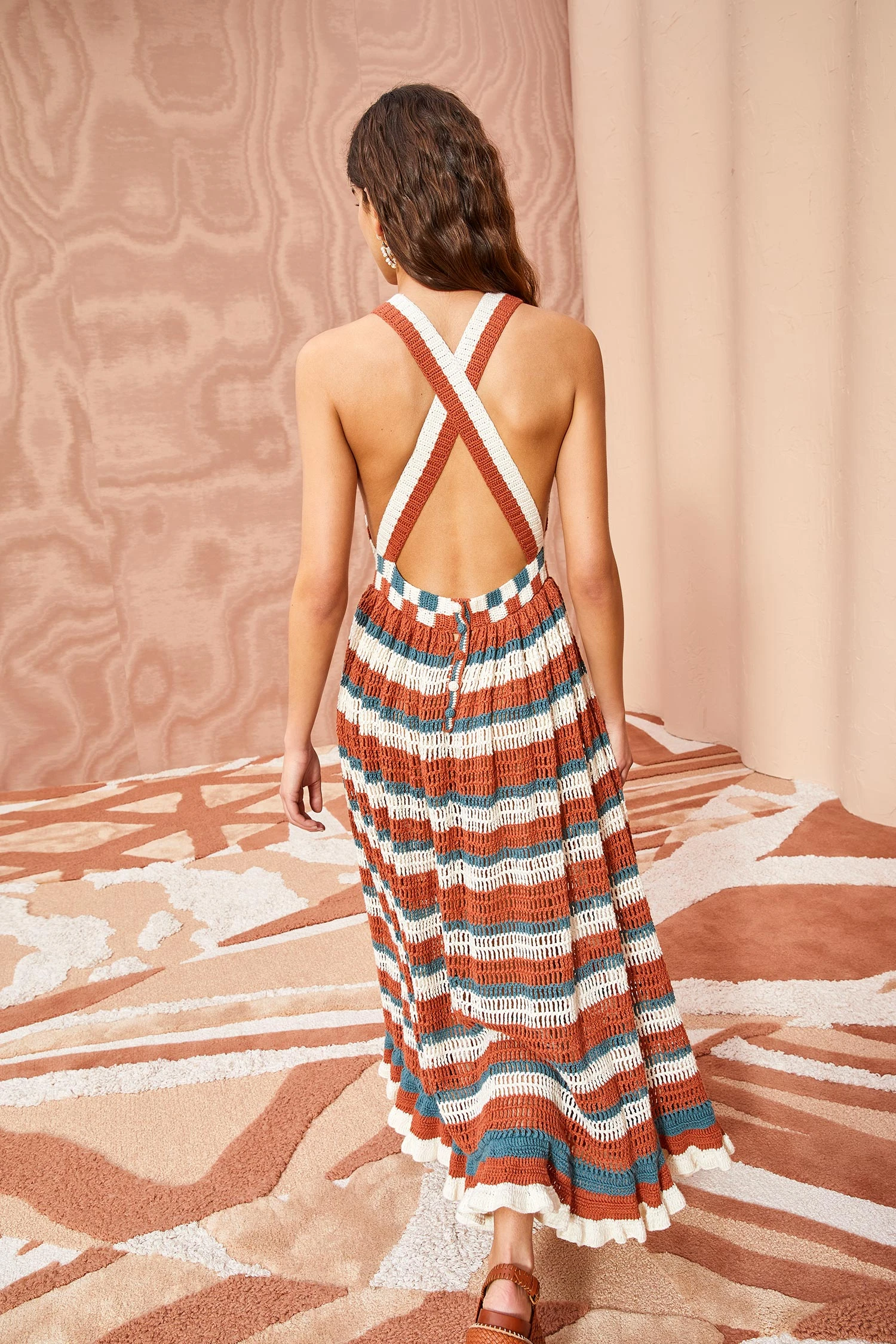 ULLA JOHNSON Paz Dress - Canyon - Image 4