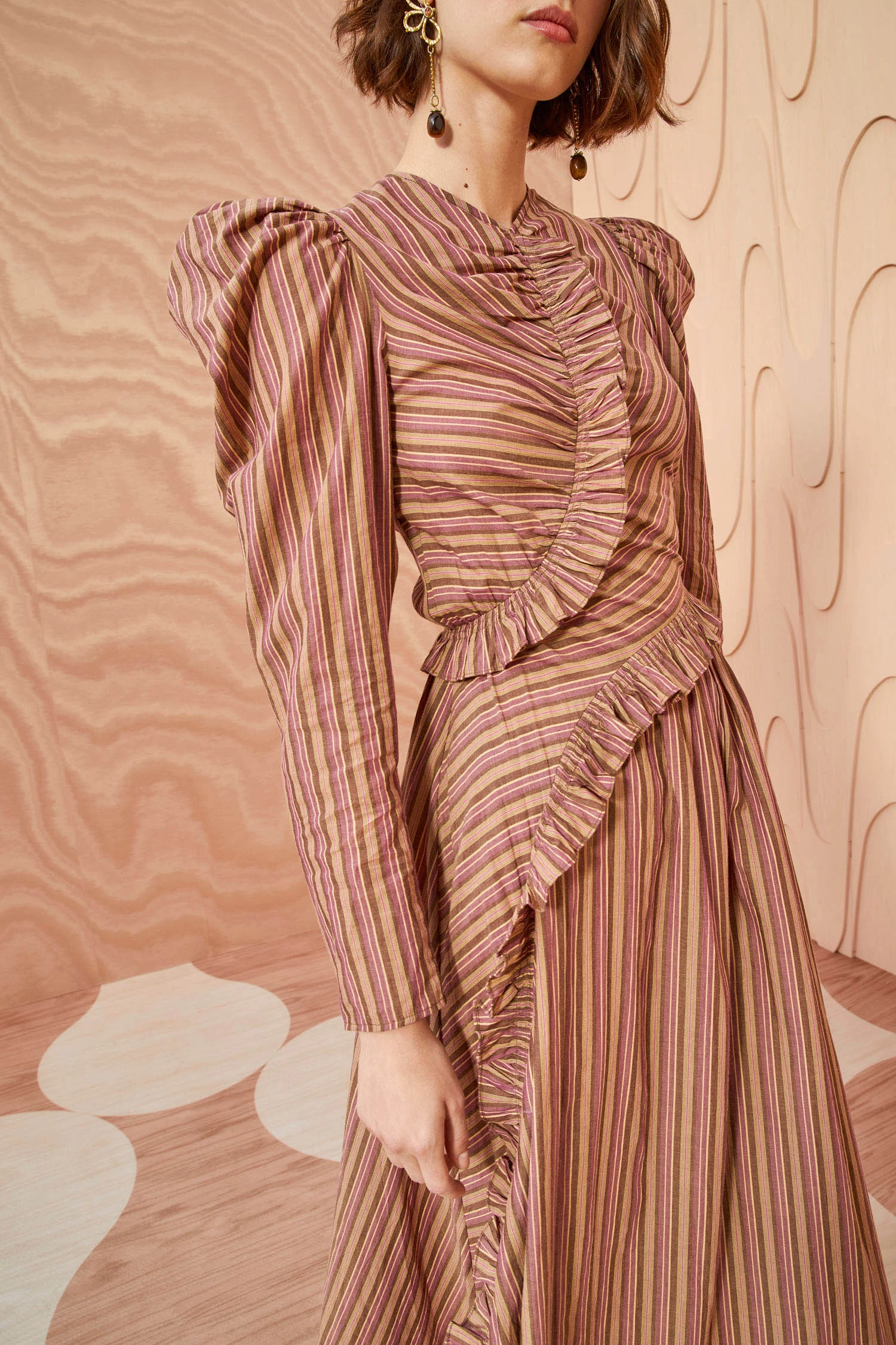 ULLA JOHNSON Prudence Dress - Mulberry - Image 5