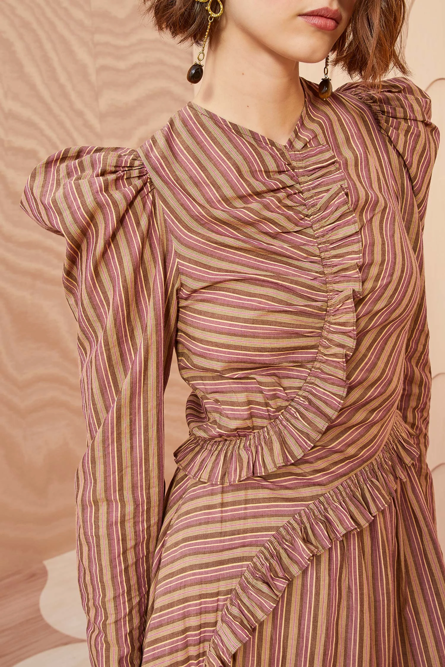 ULLA JOHNSON Prudence Dress - Mulberry - Image 2