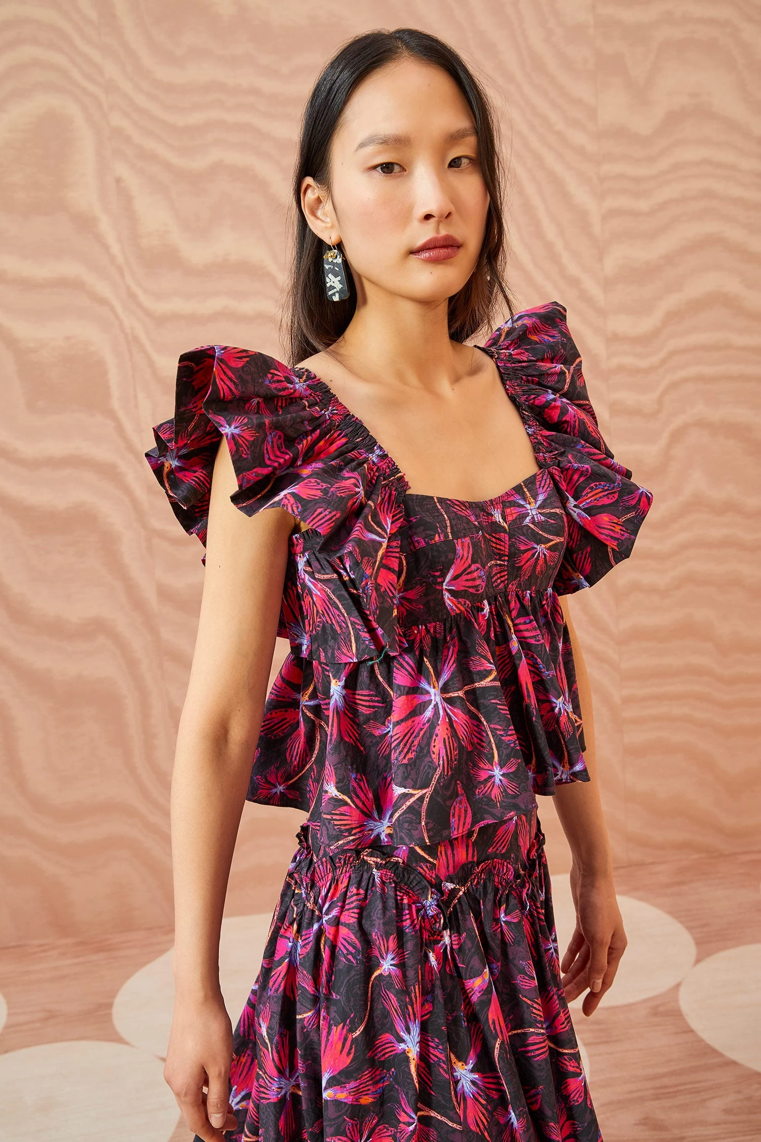 ULLA JOHNSON Romi Top - Zinnia - Image 5