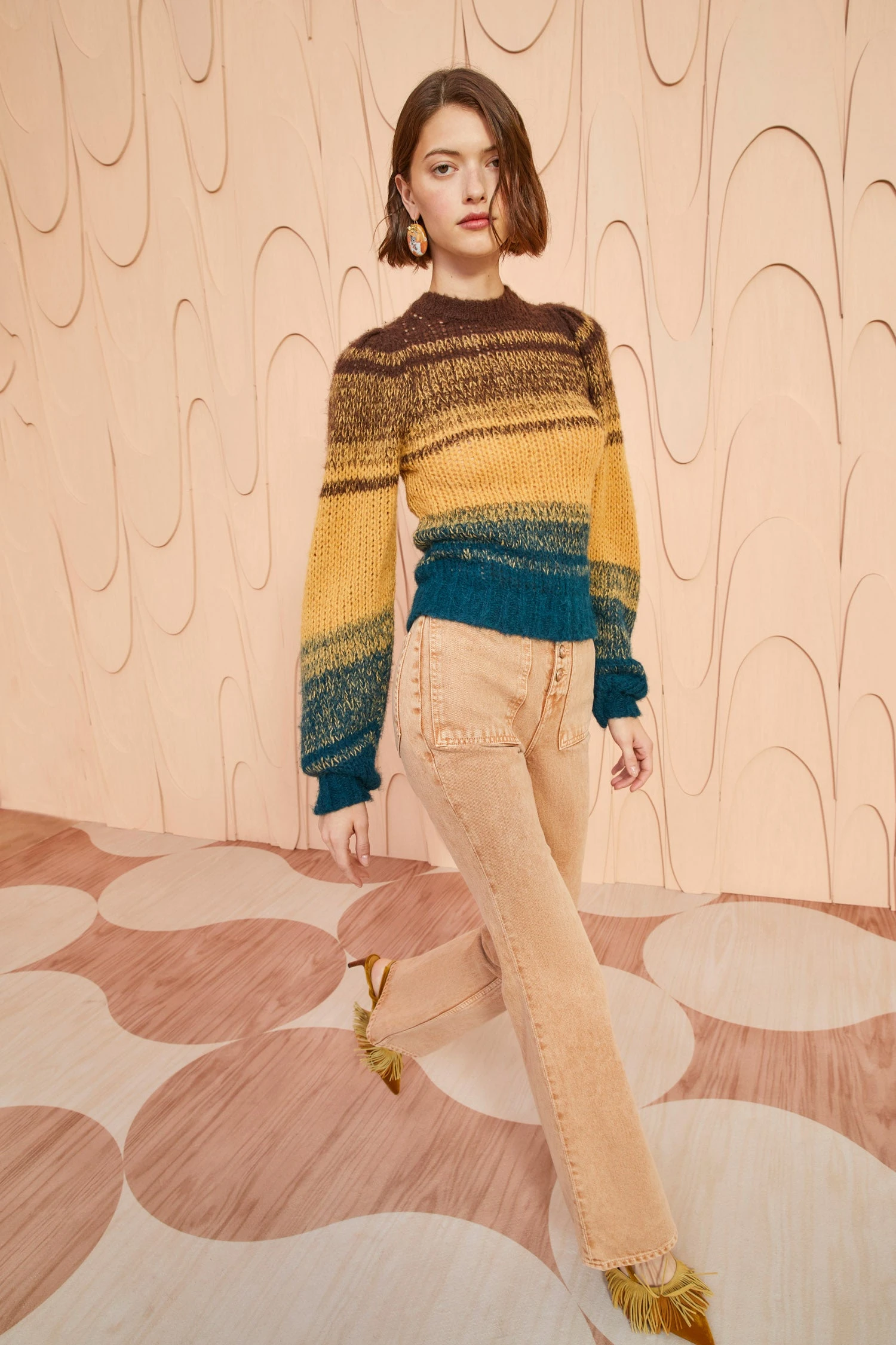 ULLA JOHNSON Rosalia Pullover - Desert - Image 3