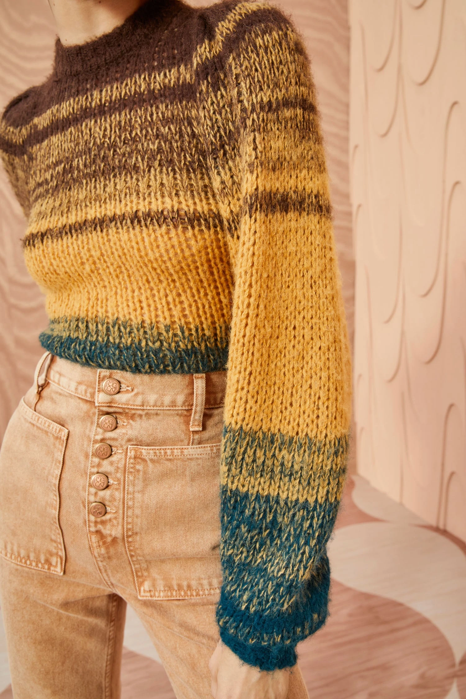 ULLA JOHNSON Rosalia Pullover - Desert - Image 2