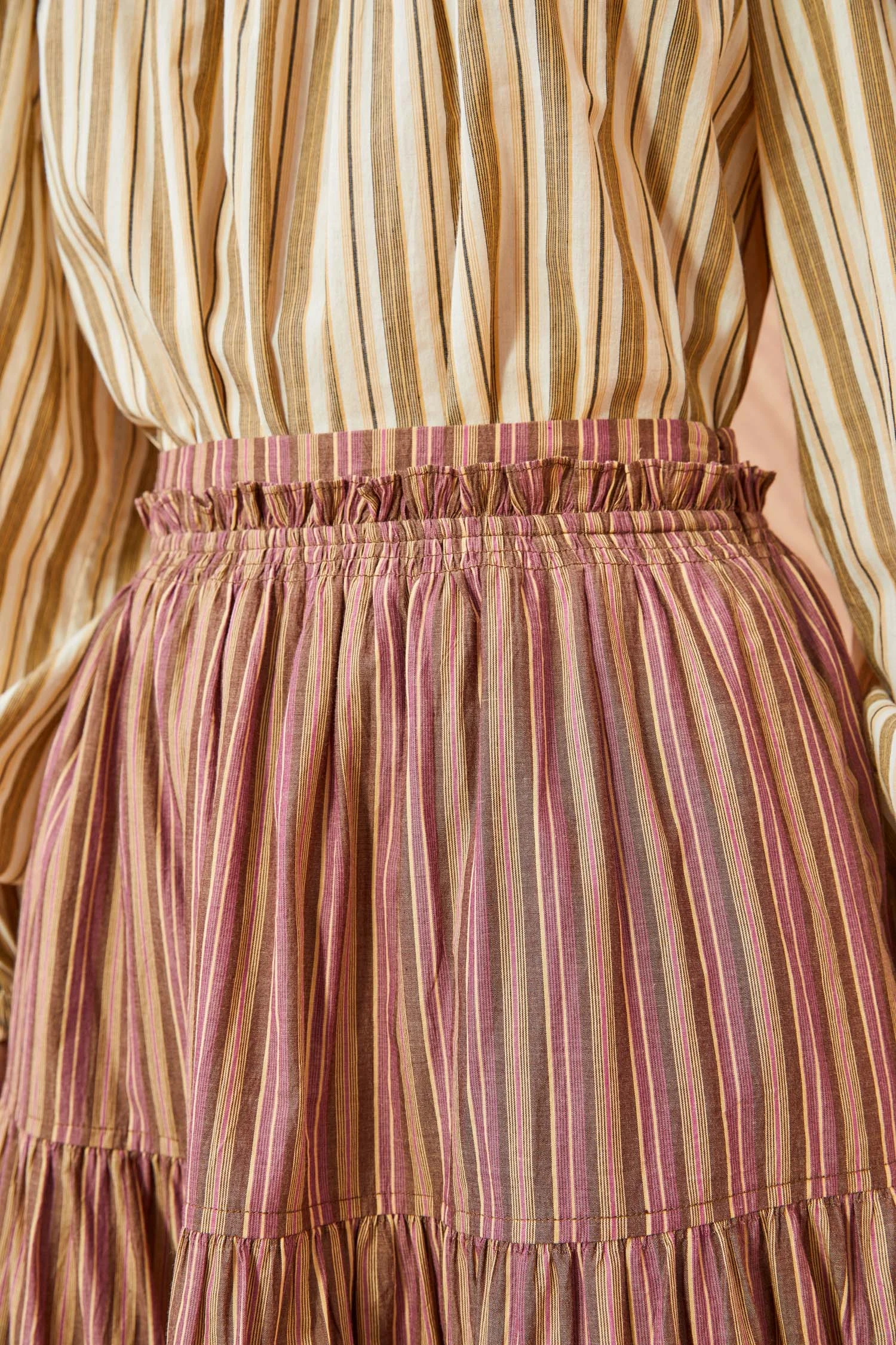 ULLA JOHNSON Severine Skirt - Mulberry - Image 4