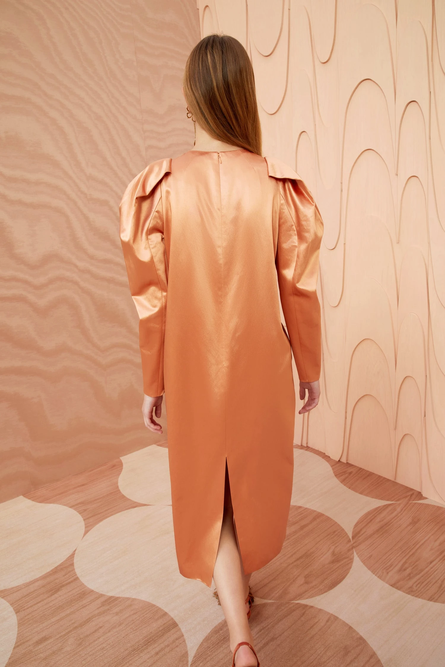 ULLA JOHNSON Silvana Dress - Copper - Image 4