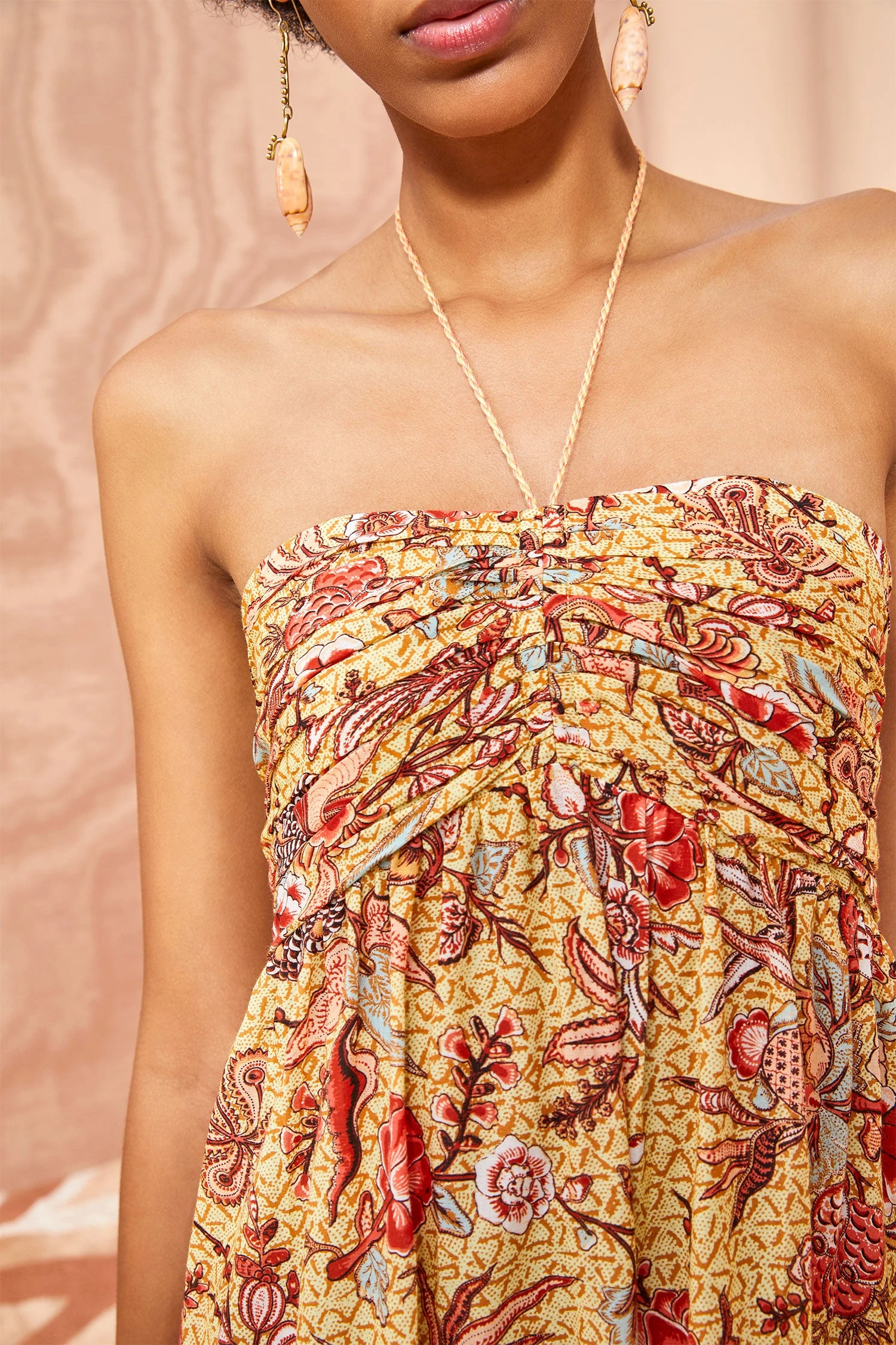 ULLA JOHNSON Siya Coverup - Calla Lily - Image 5