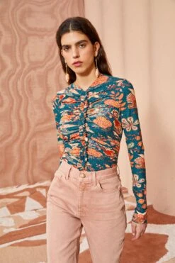 ULLA JOHNSON Wren Top - Delphinium